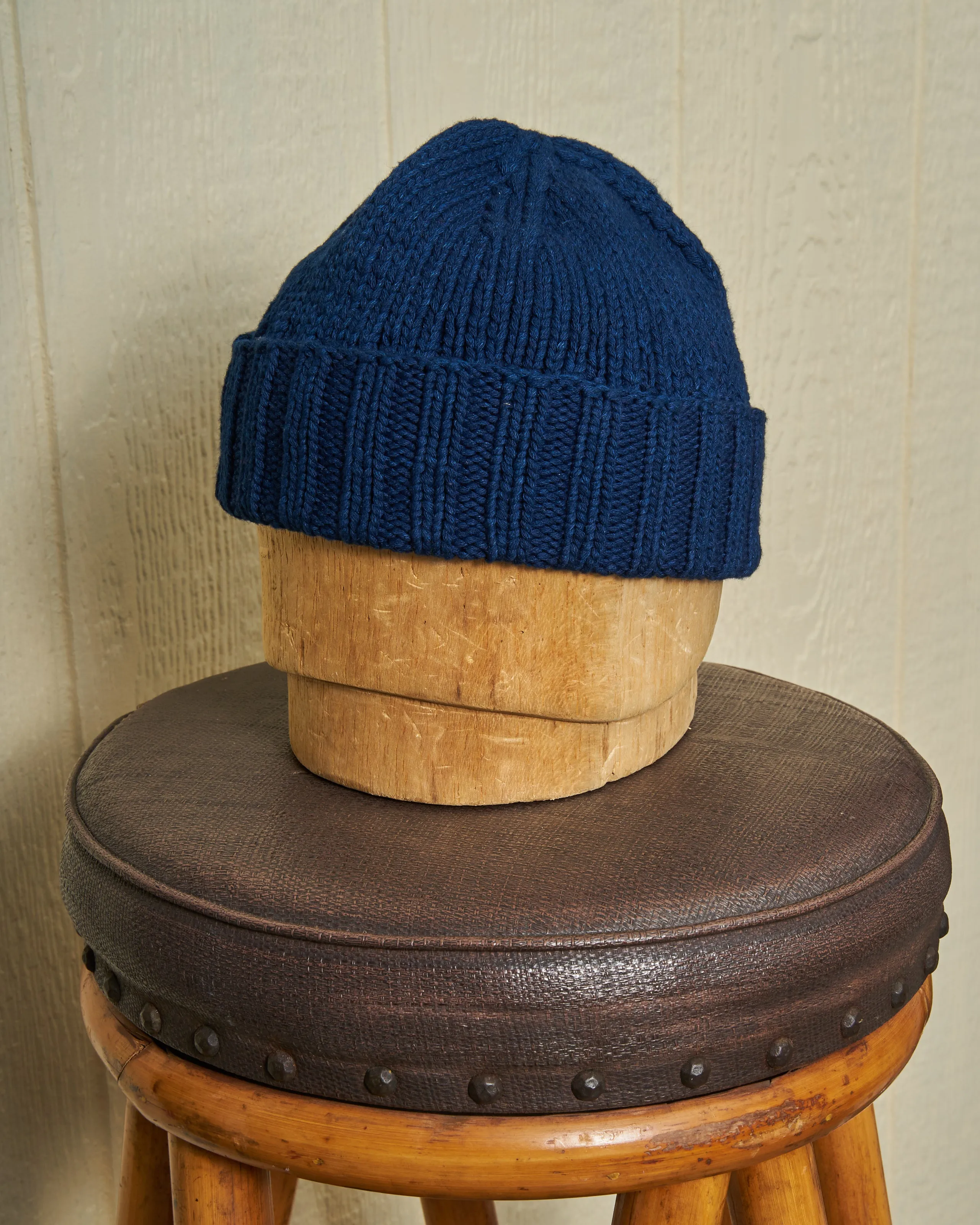 Inverness Watch Cap in Indigo fishing vibe