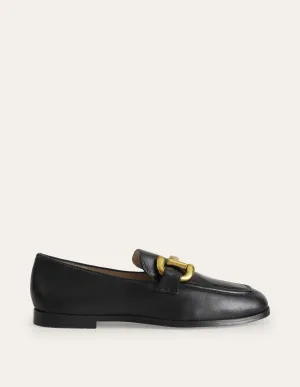 Iris Snaffle Loafers-Black on home