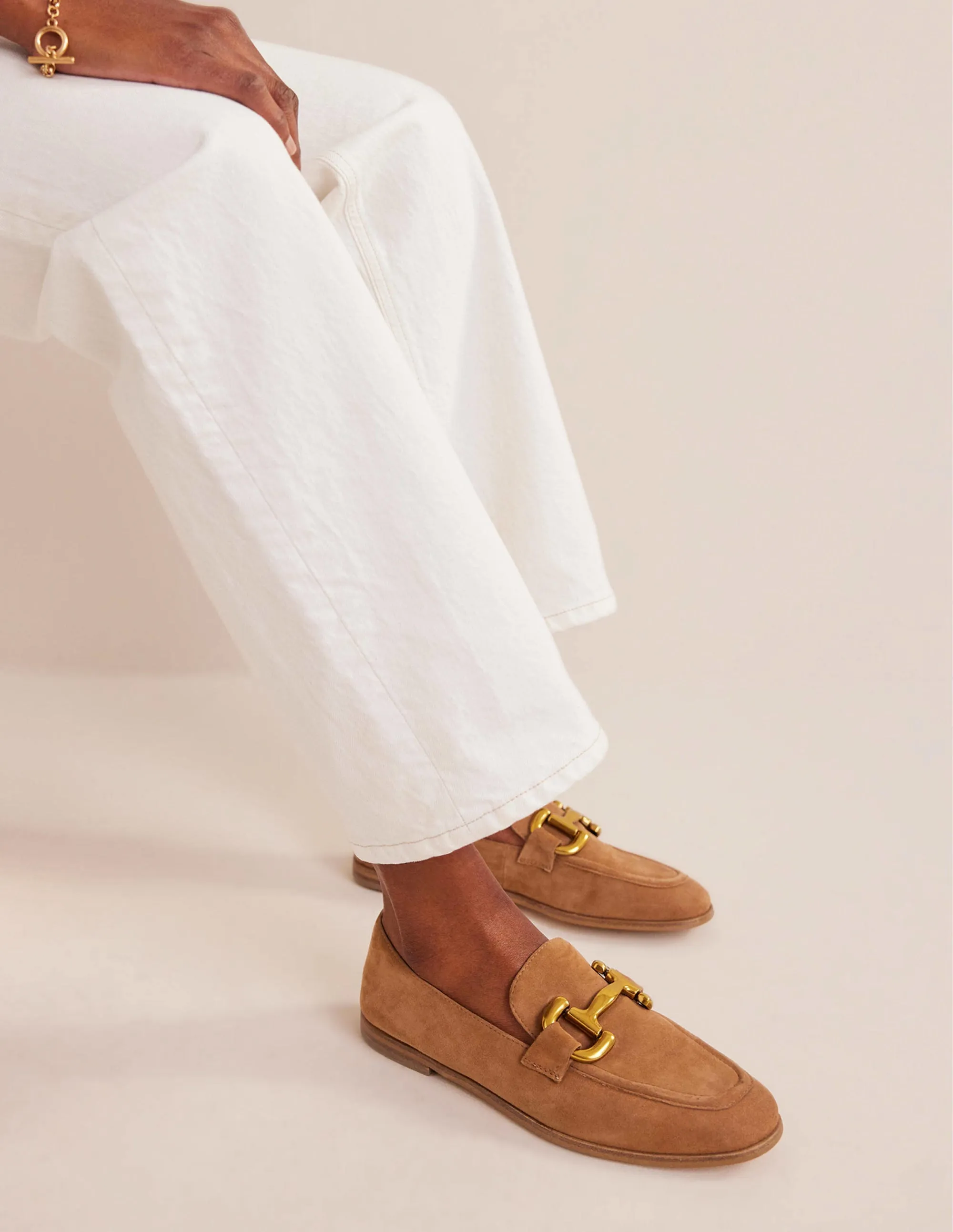 Iris Snaffle Loafers-Ginger Snap Suede Detail lover
