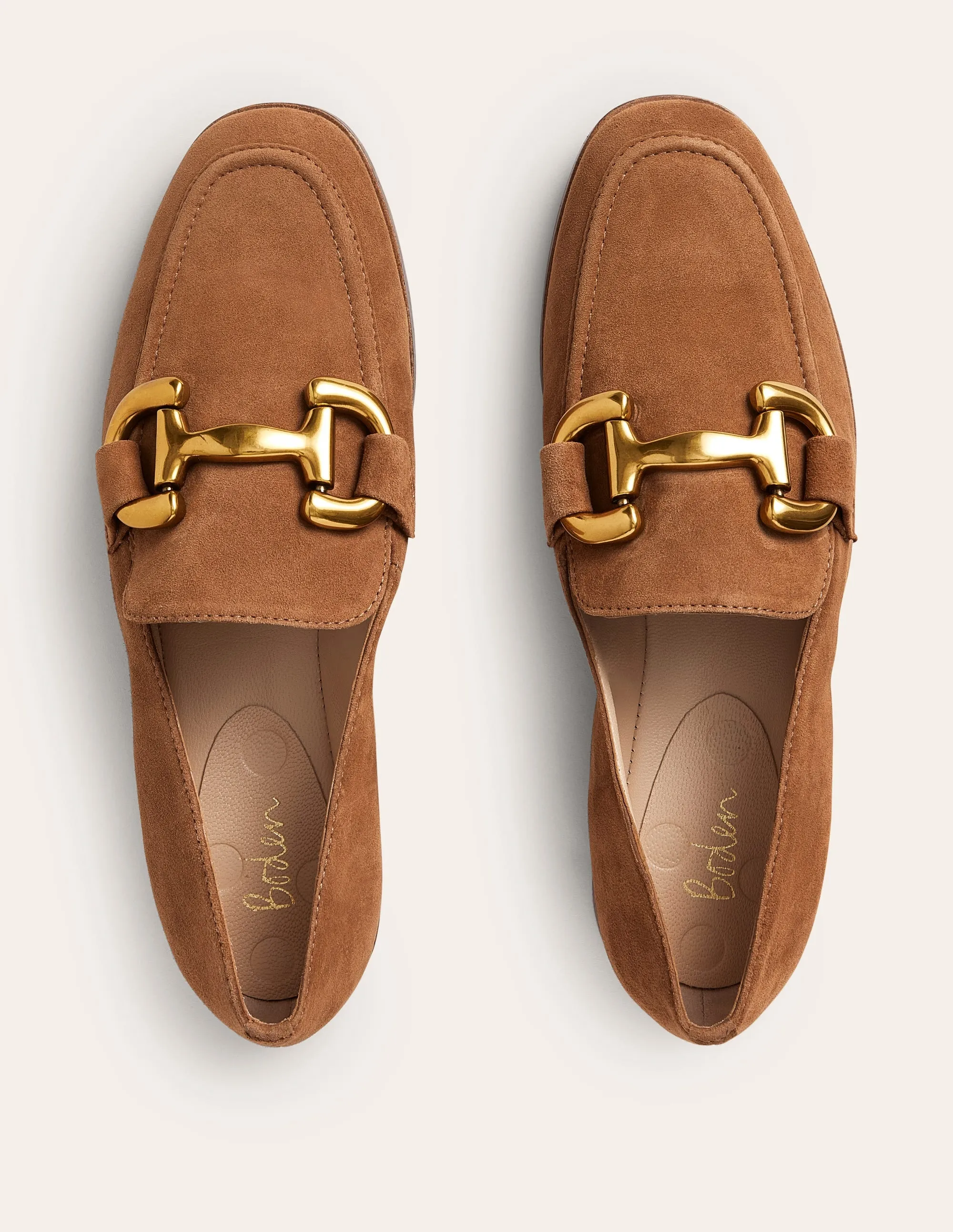 Iris Snaffle Loafers-Ginger Snap Suede fashion ease
