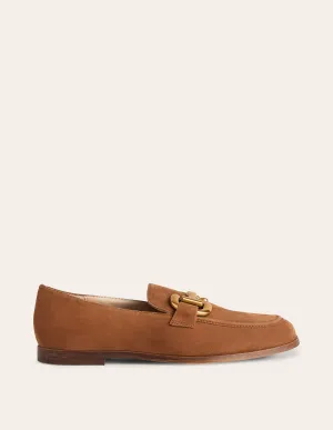 Iris Snaffle Loafers-Ginger Snap Suede warm feel