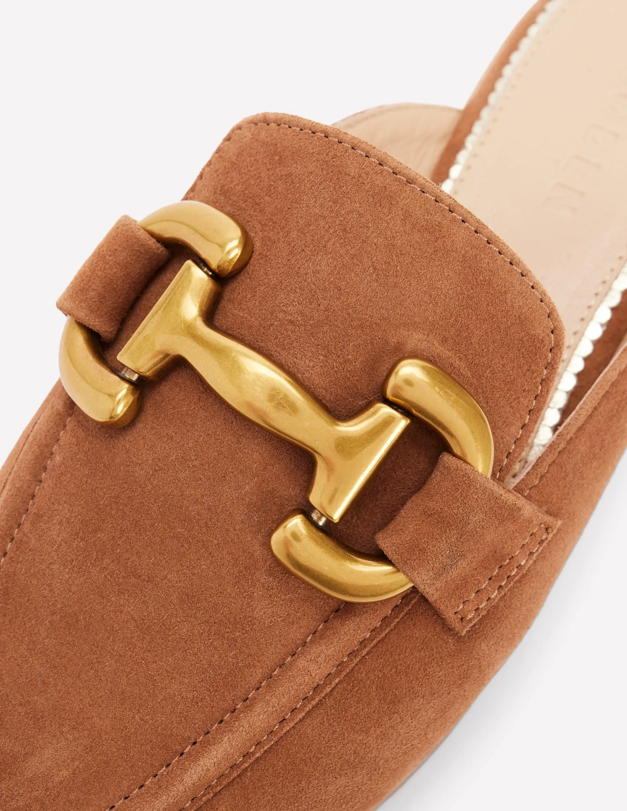 Iris Snaffle Mule Loafers-Tan Stable grip