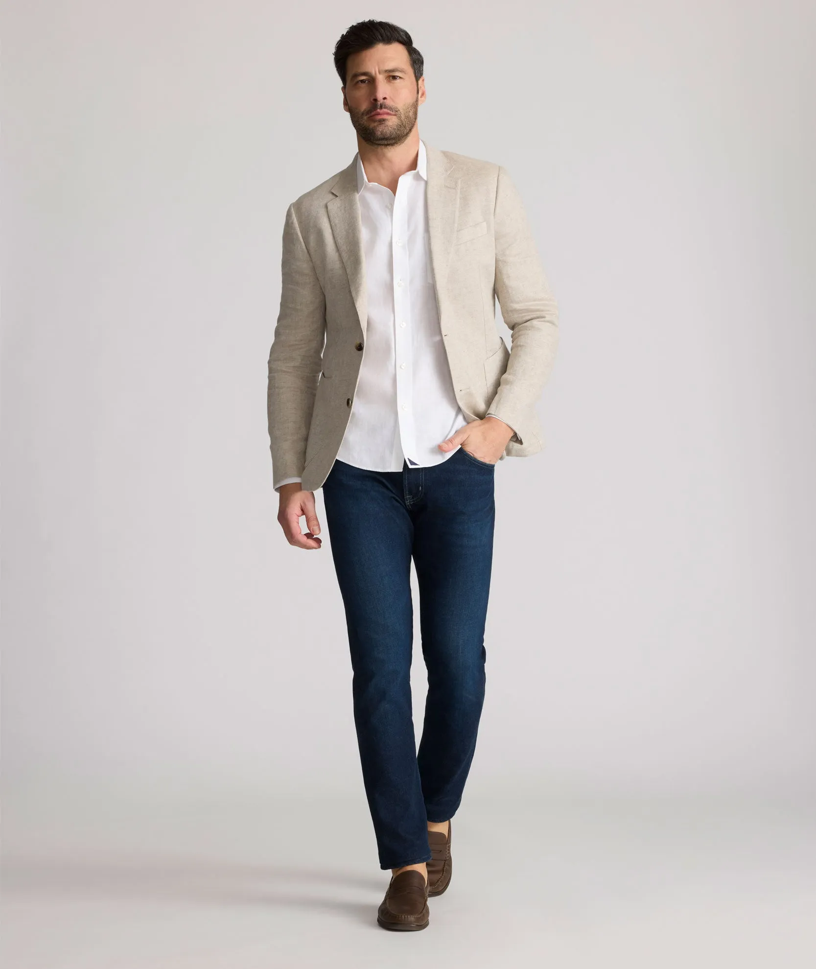 Italian Linen Whittle Sport Coat essential midlayer