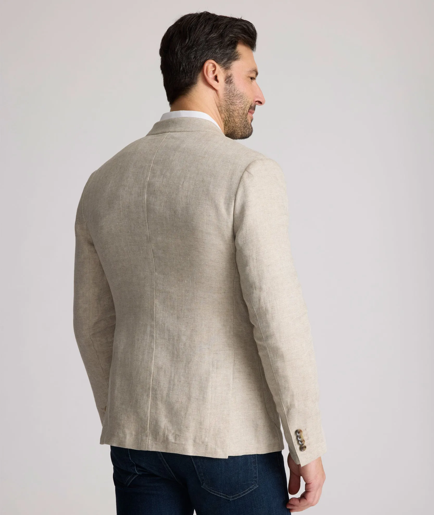 Italian Linen Whittle Sport Coat soft shell defense