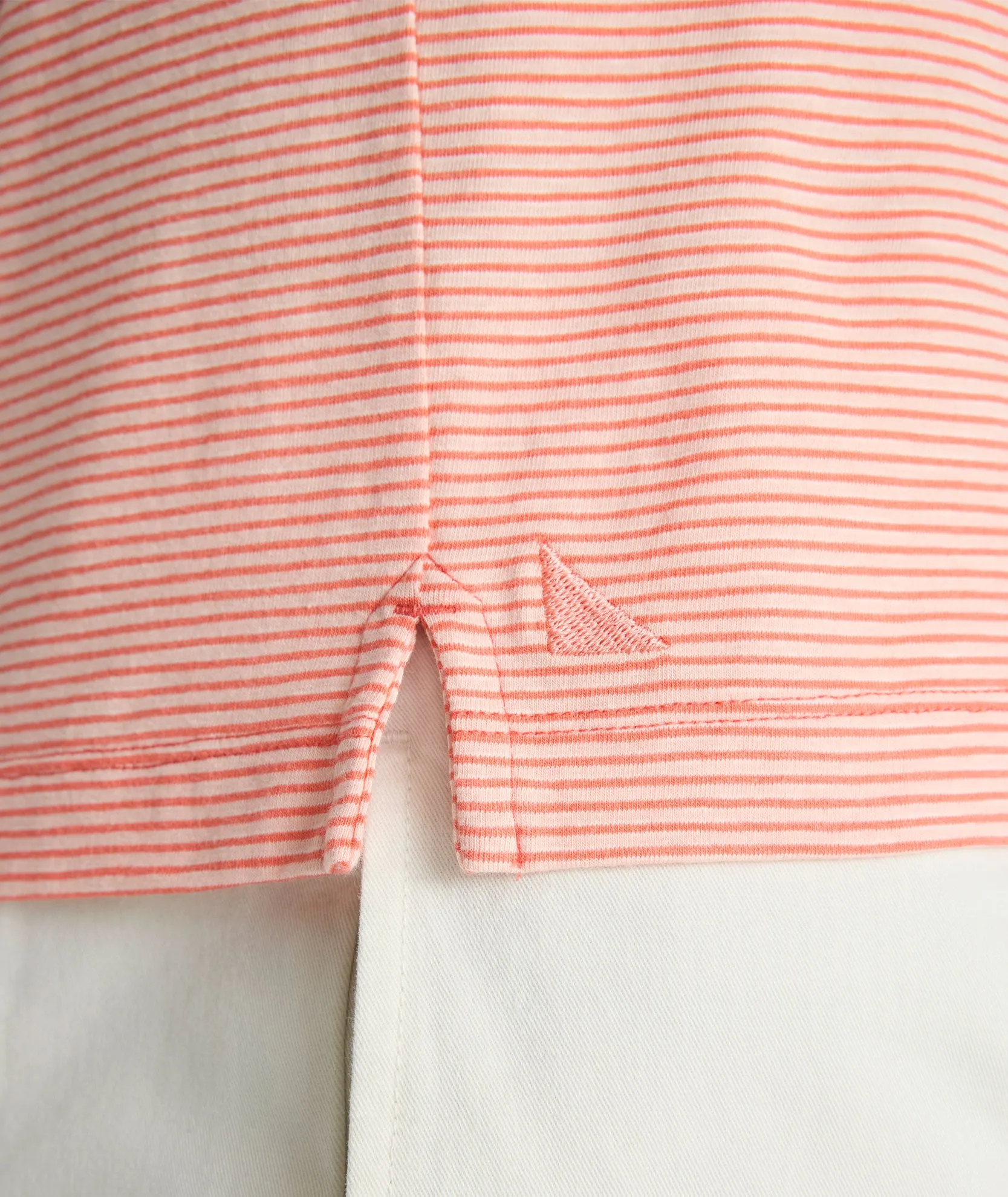 Jersey Slub Polo smooth edge