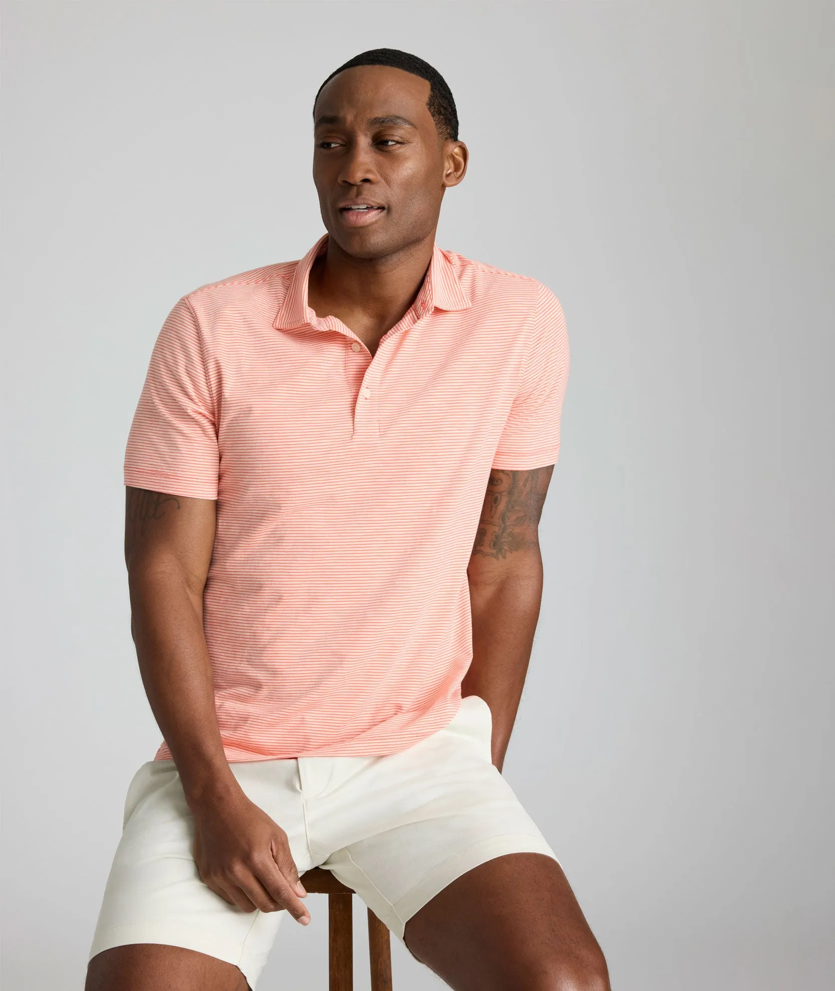 Jersey Slub Polo morning vibe
