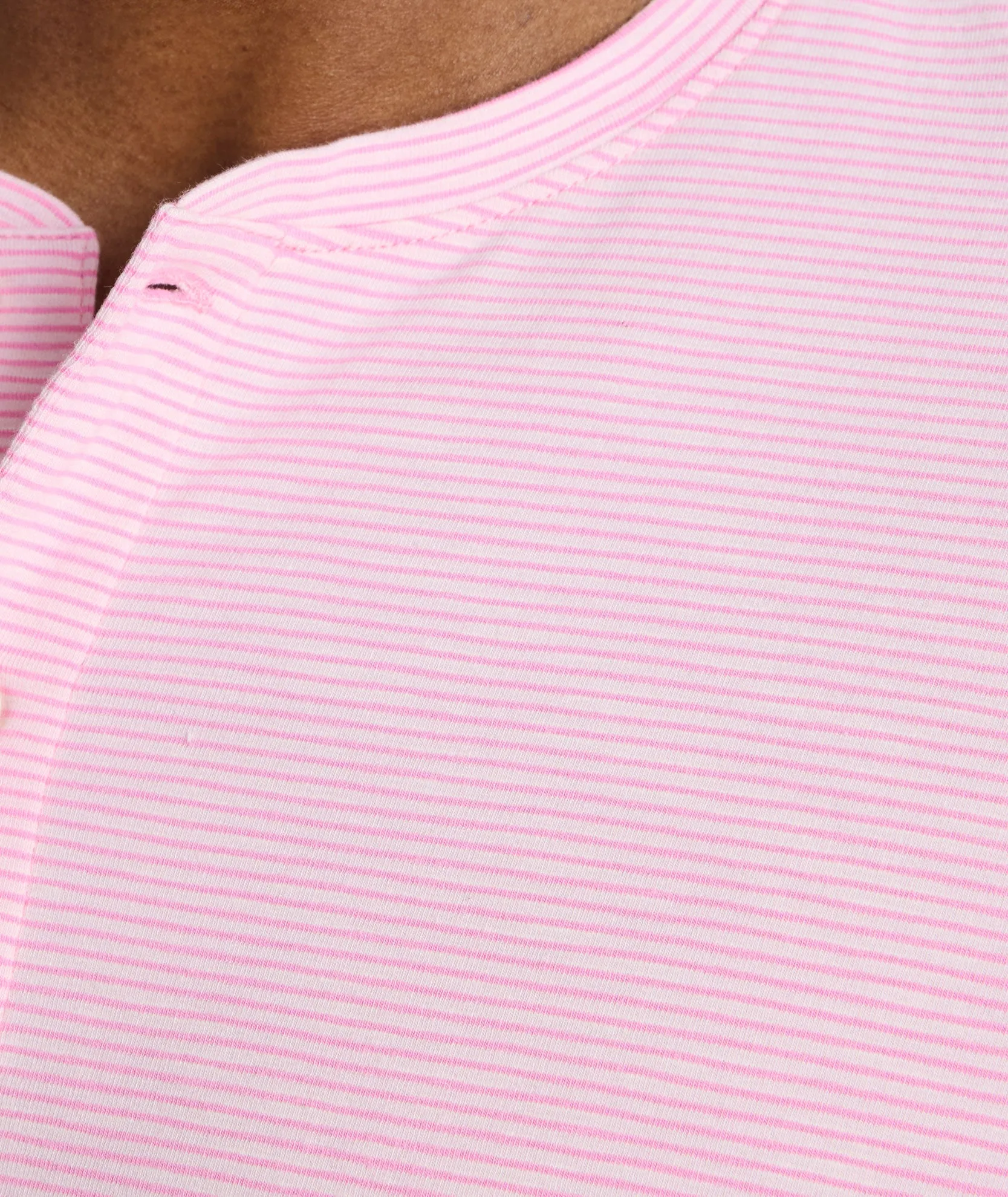 Jersey Slub Short-Sleeve Henley weekend mode