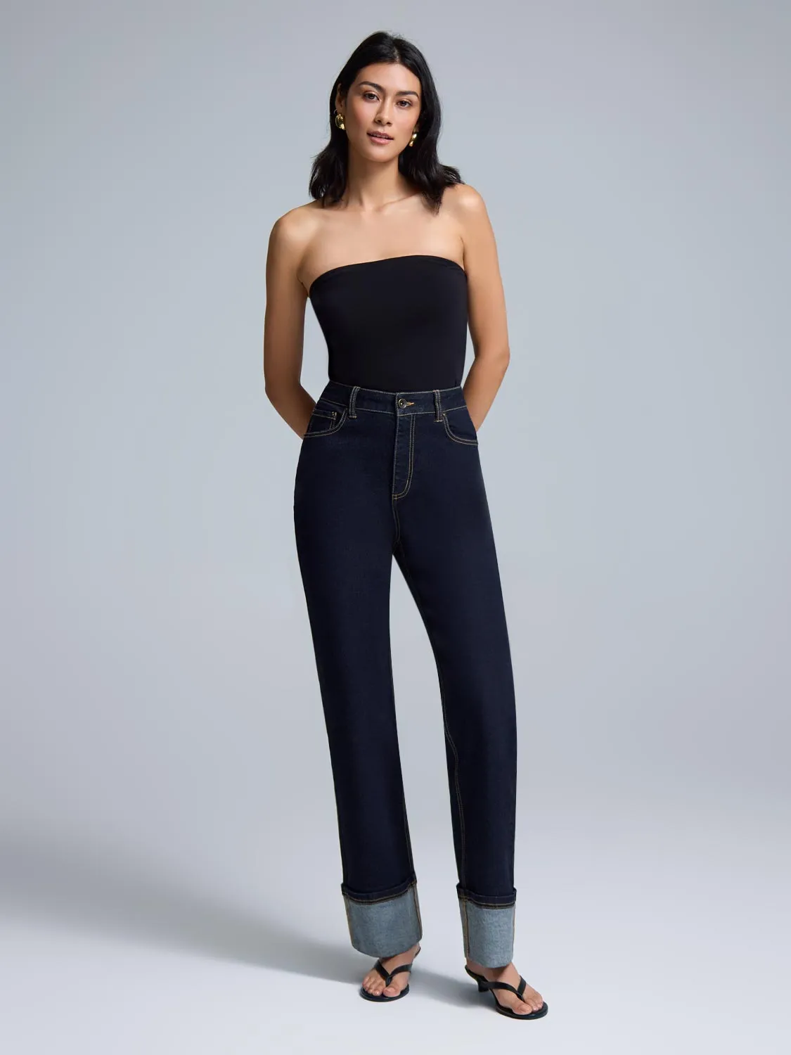 Jersey Tube Top low profile