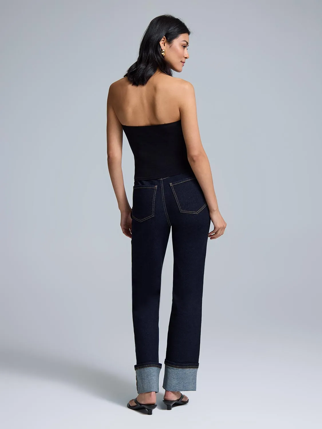 Jersey Tube Top sleek finish