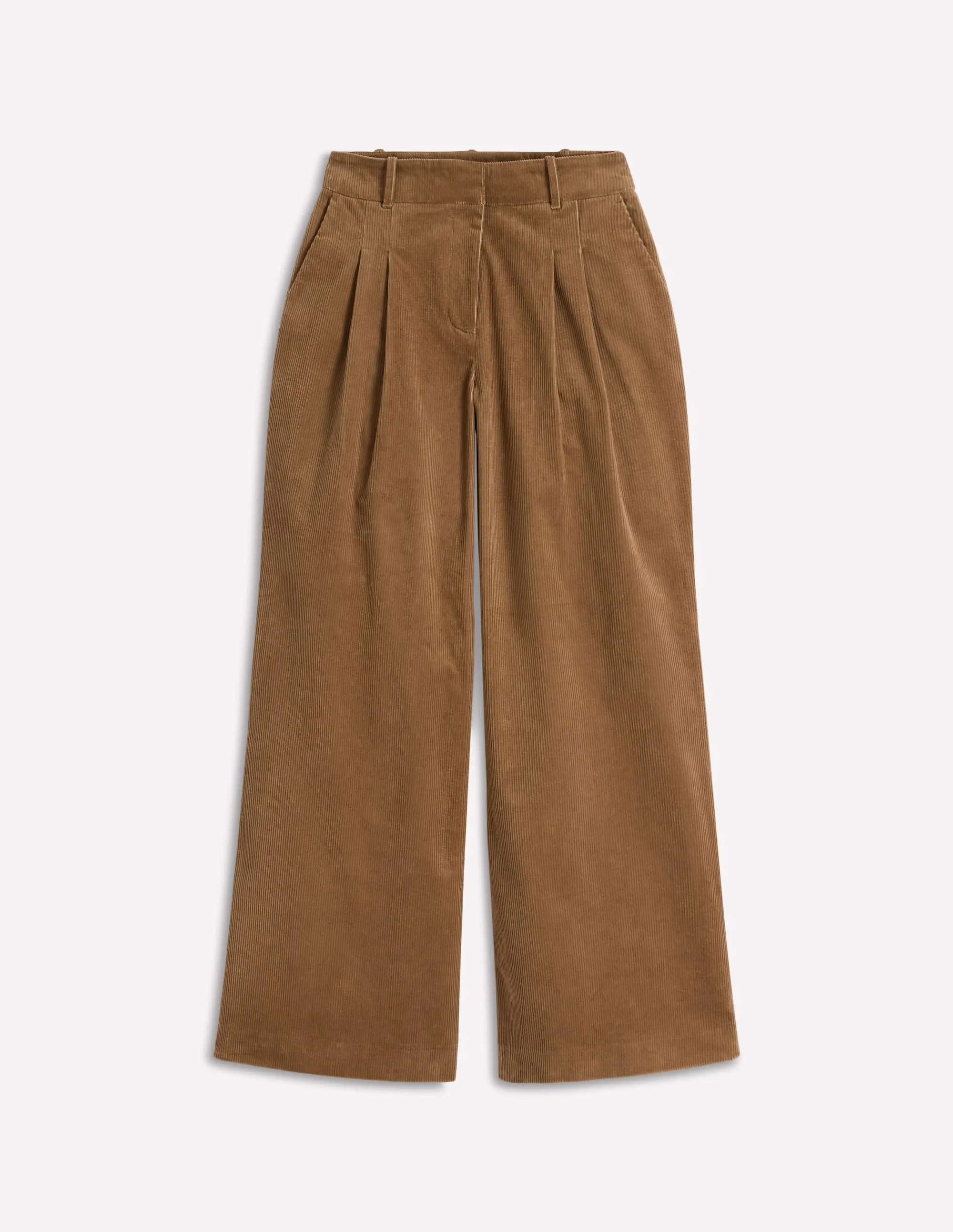 Kensington Cord Trousers-Latte cold protection