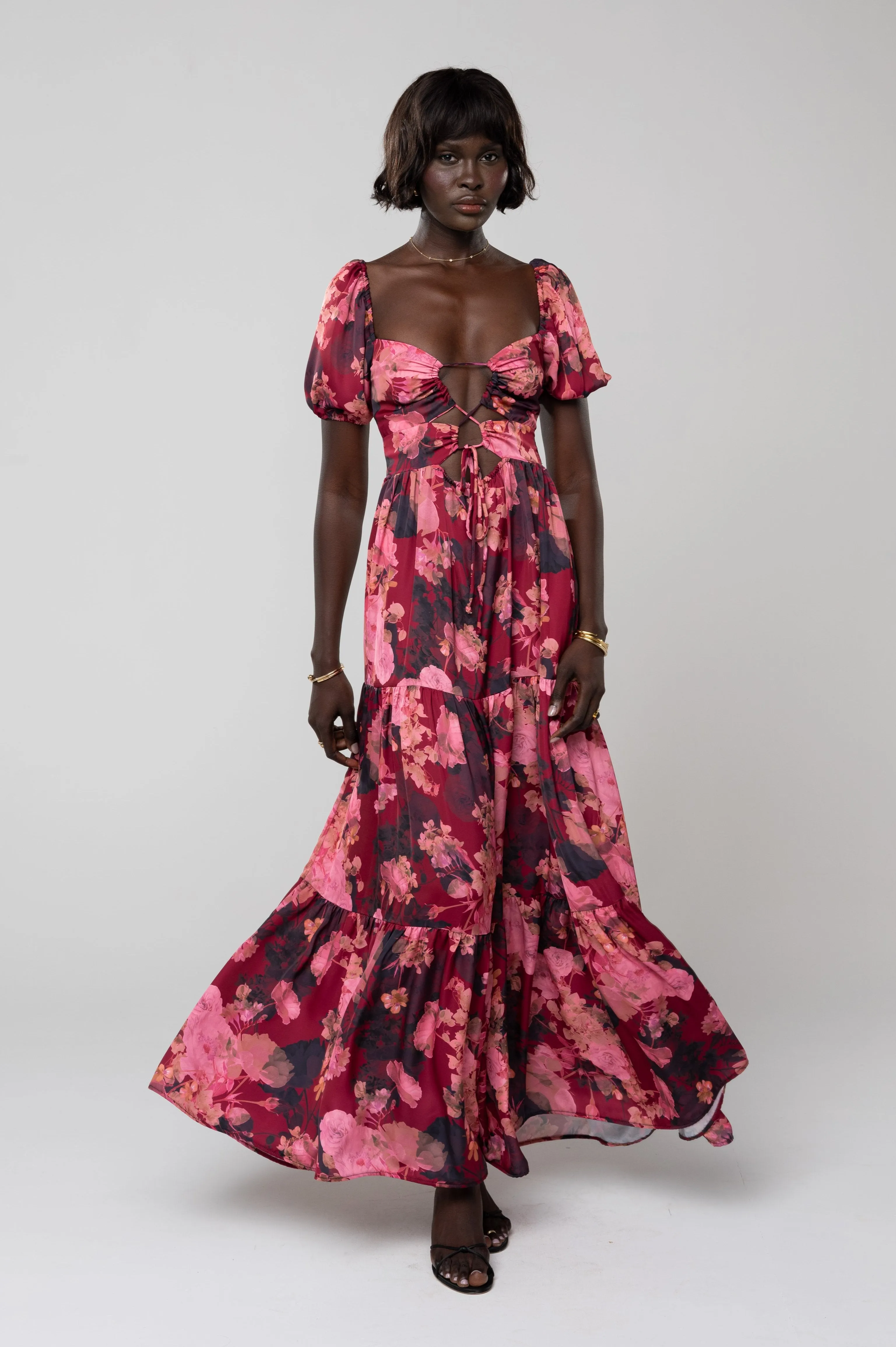 Kit Dress in Aurora light fabric