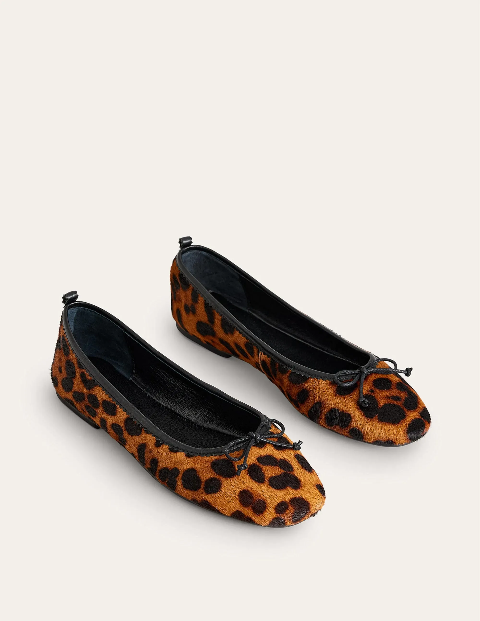 Kitty Flexi Sole Ballet Pumps-Leopard durable material