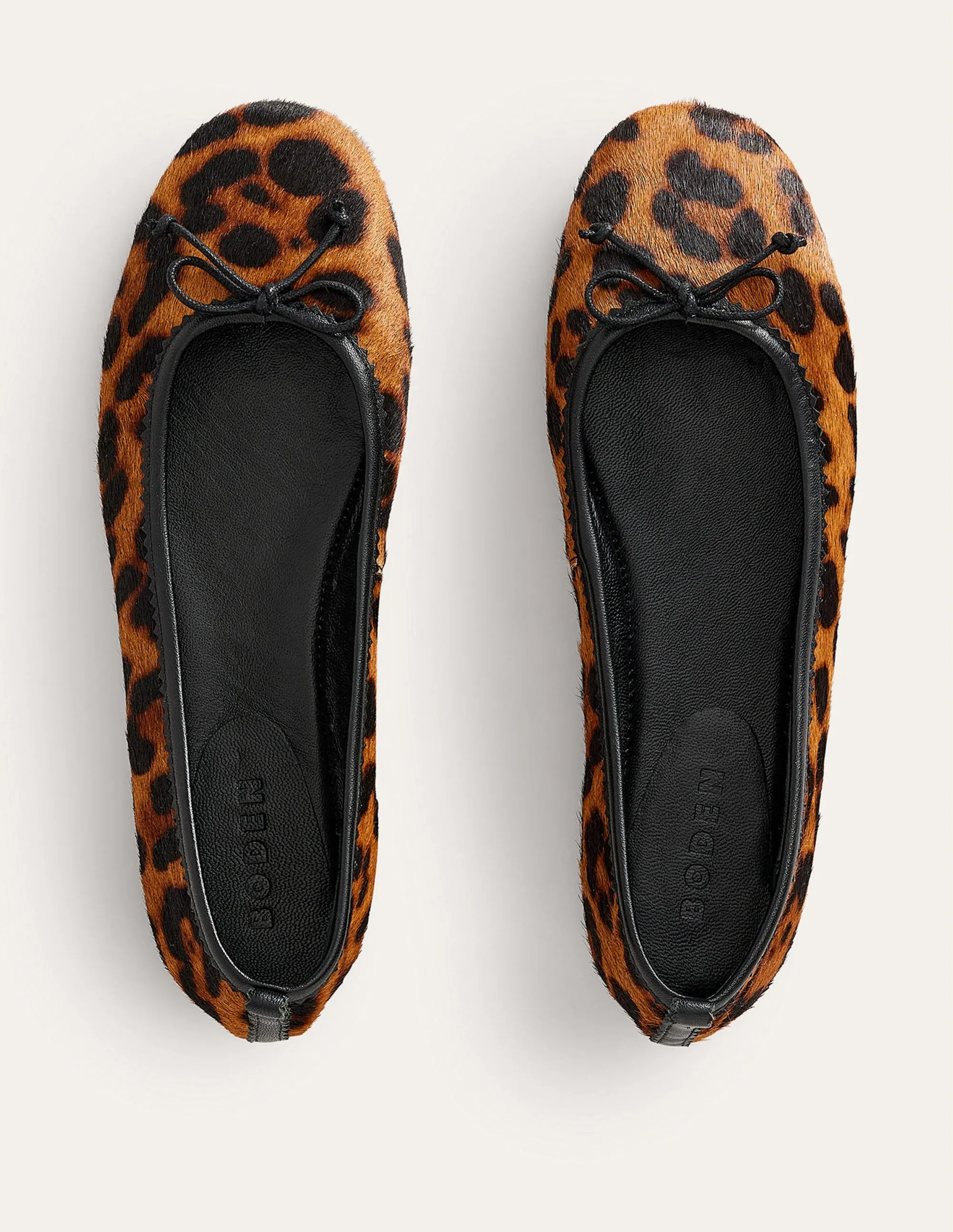 Kitty Flexi Sole Ballet Pumps-Leopard wind shield