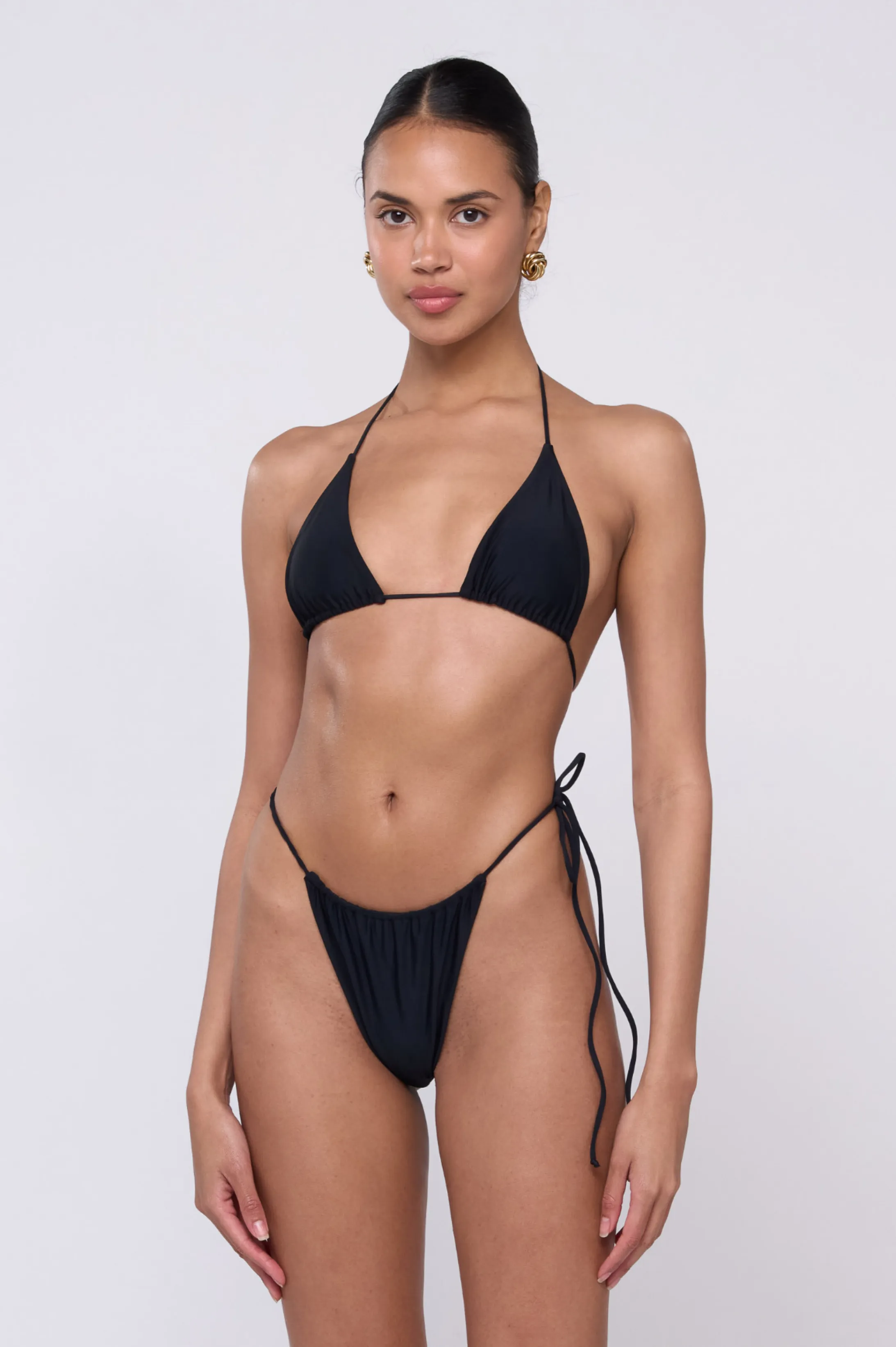 Kyle Bikini Top in Black snug comfort