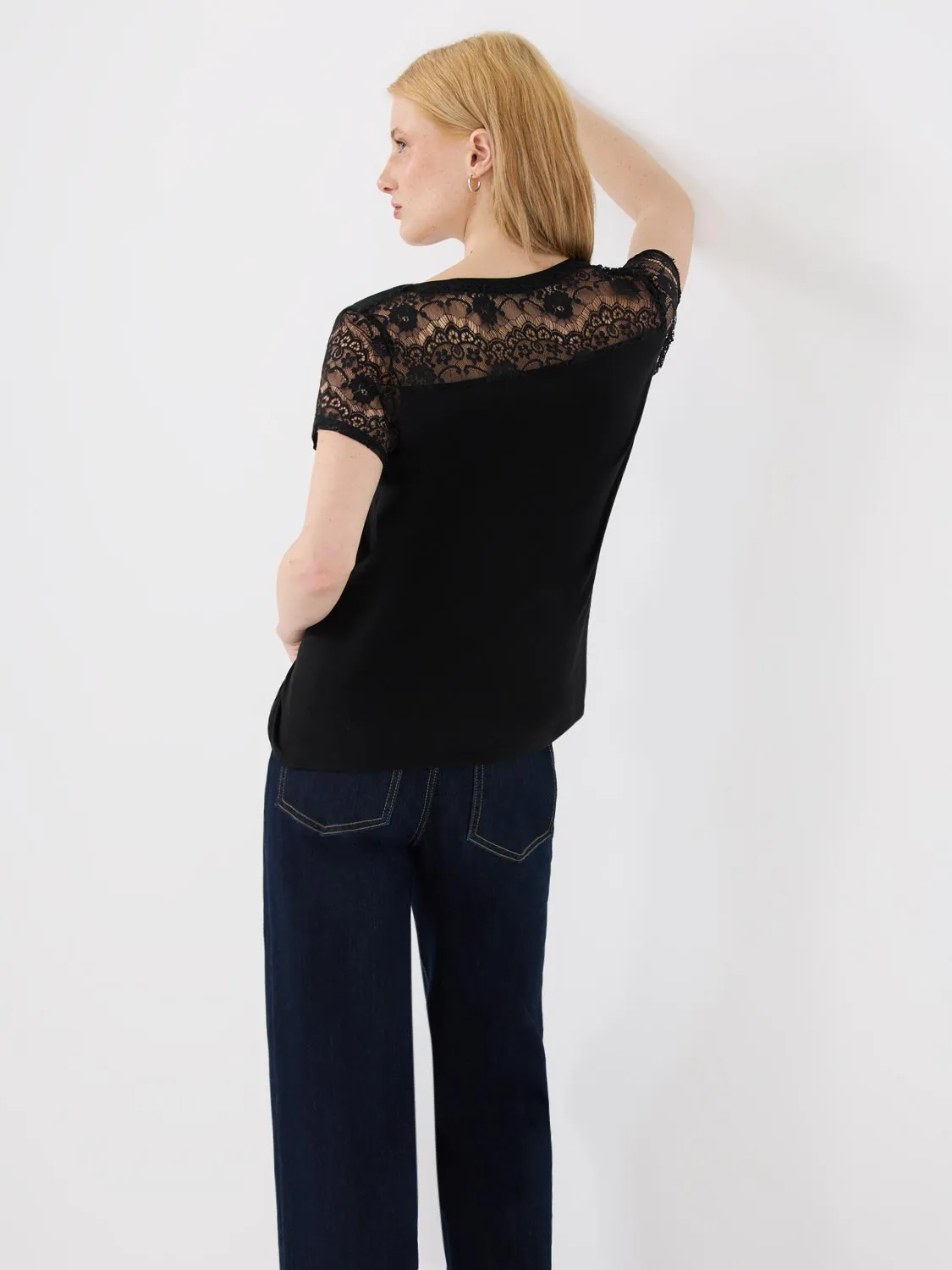 Lace Short Sleeve T-Shirt Fresh Picks