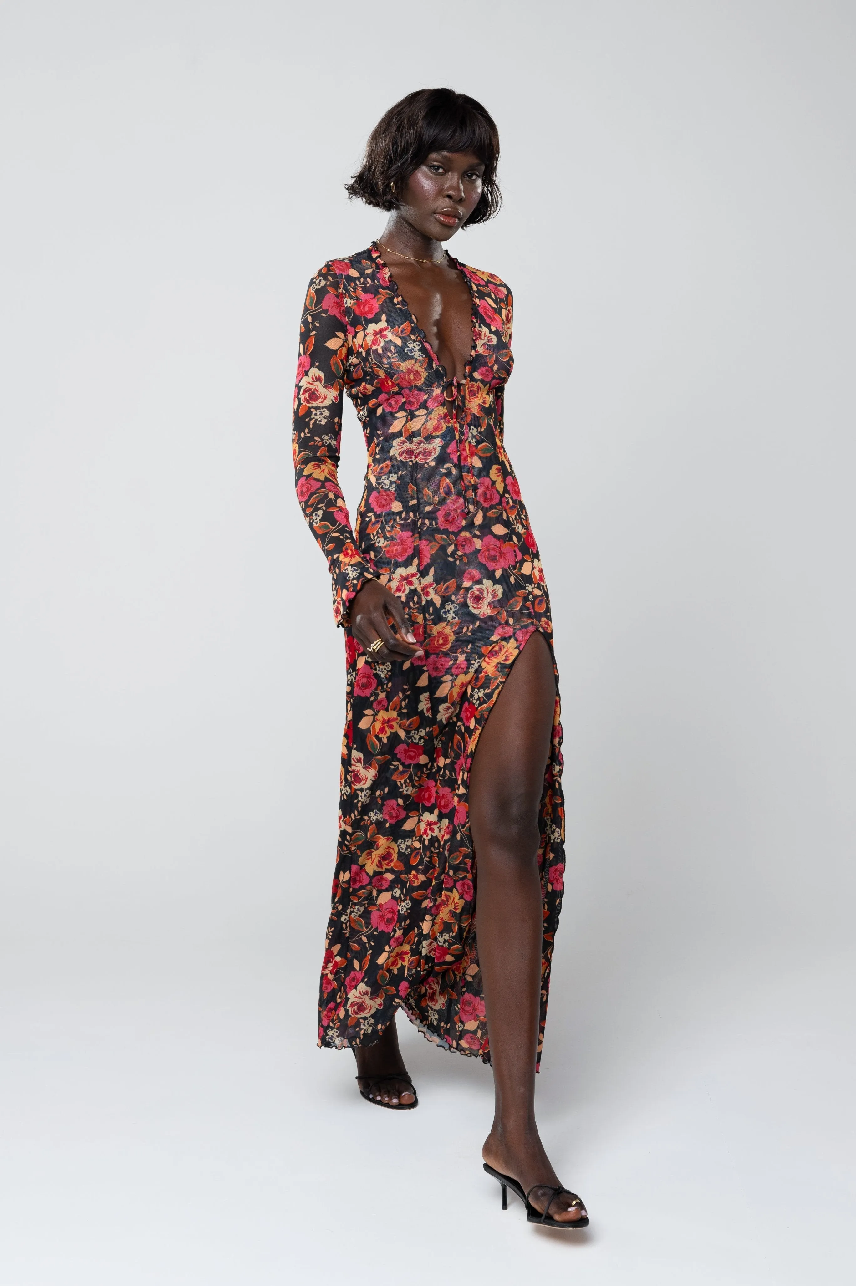Lennon Maxi in Rosie casual layering