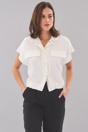 Linen Cupro Twill Vest fashion layering