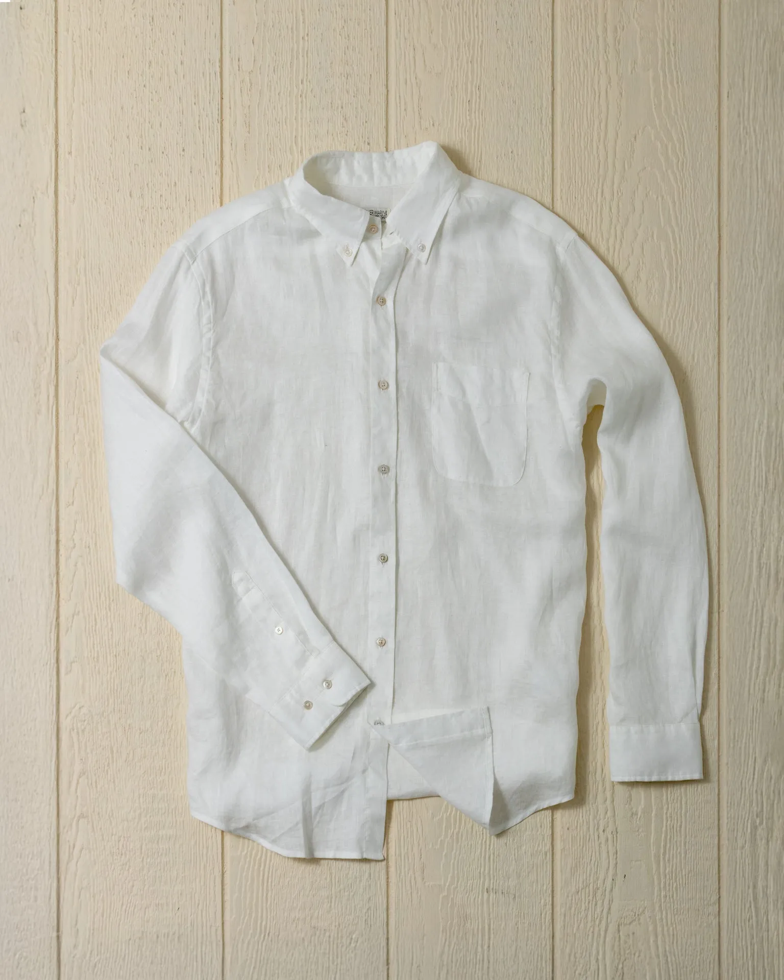 Linen Shirt in Classic White Street Fit