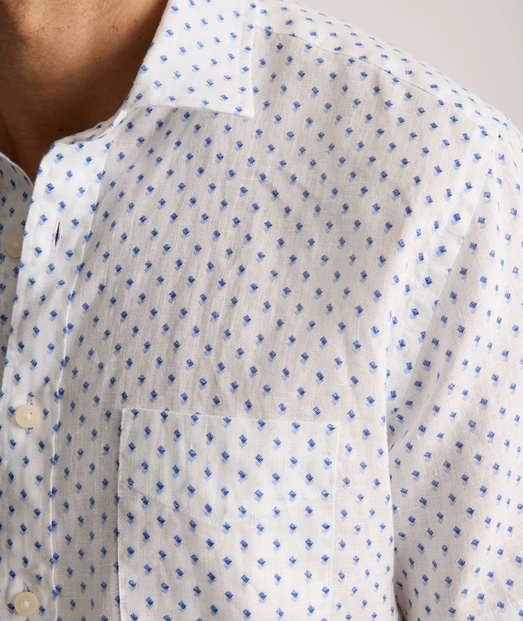 Linen Short-Sleeve Dixon Shirt Hot Days