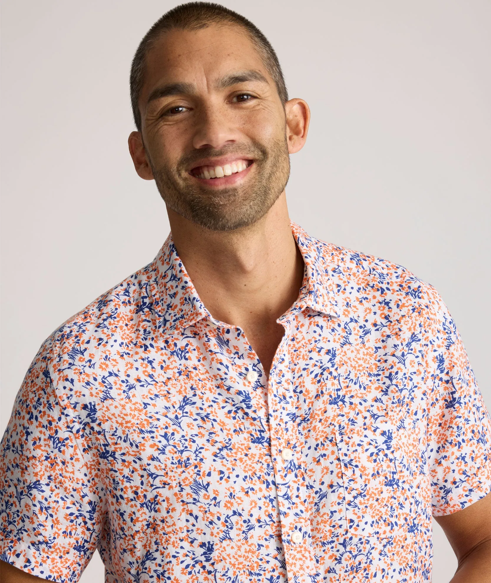 Linen Short-Sleeve Ellsworth Shirt Edge Modern