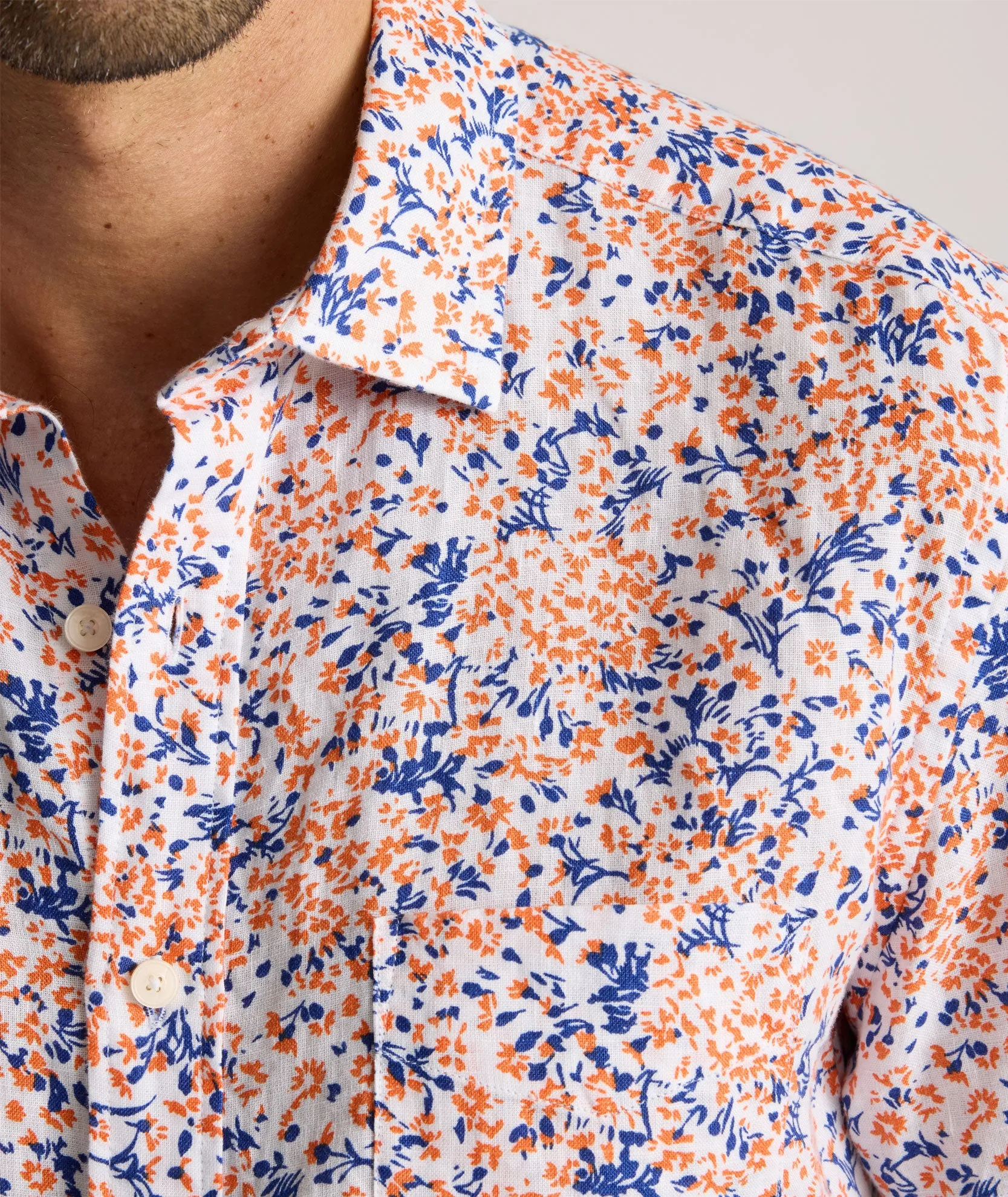 Linen Short-Sleeve Ellsworth Shirt Power Look