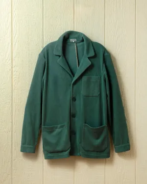 Loafer Jacket in Bermuda Green Terrycloth everyday explorer