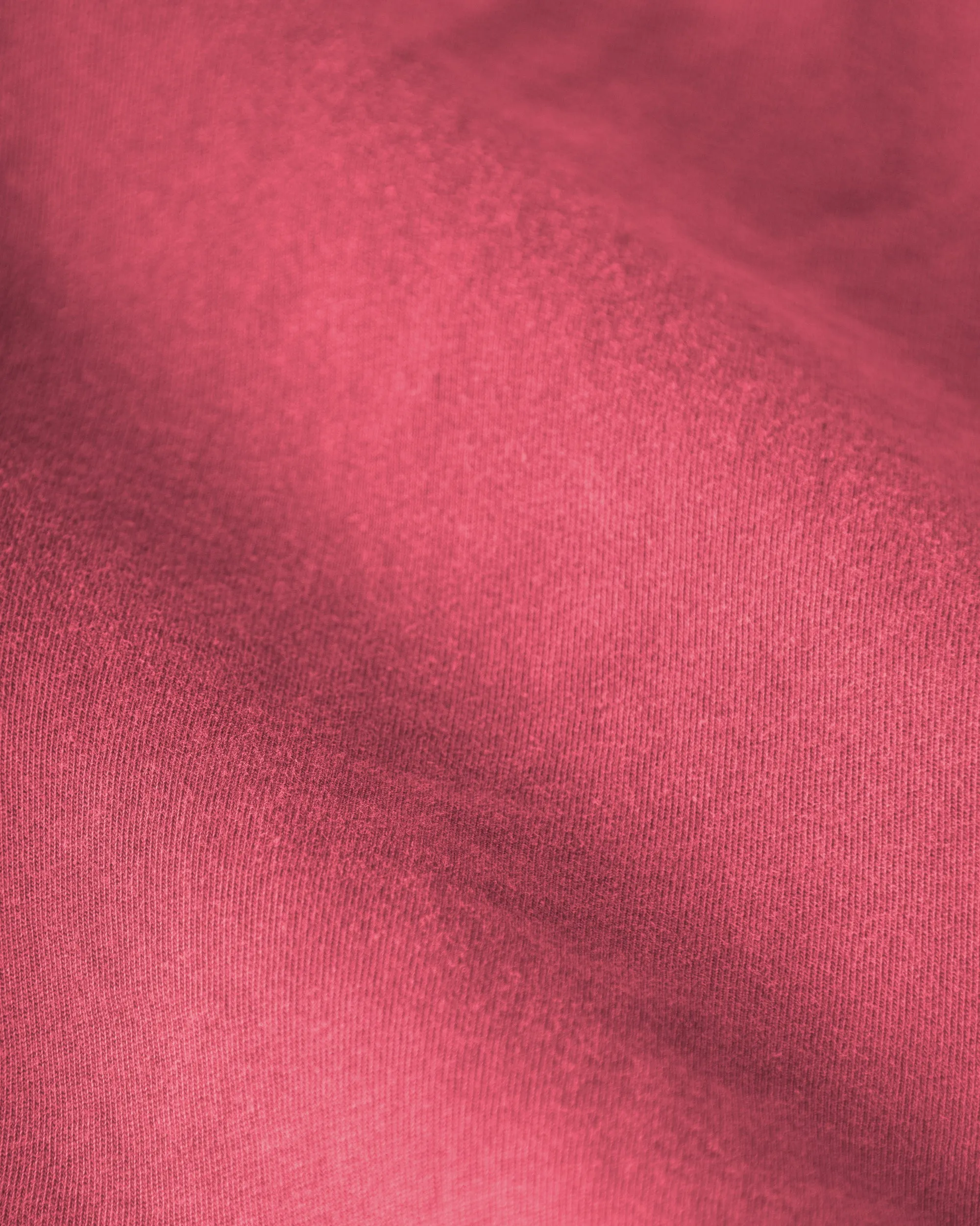 Long Sleeve Salt Washed Polo in Faded Red subtle edge