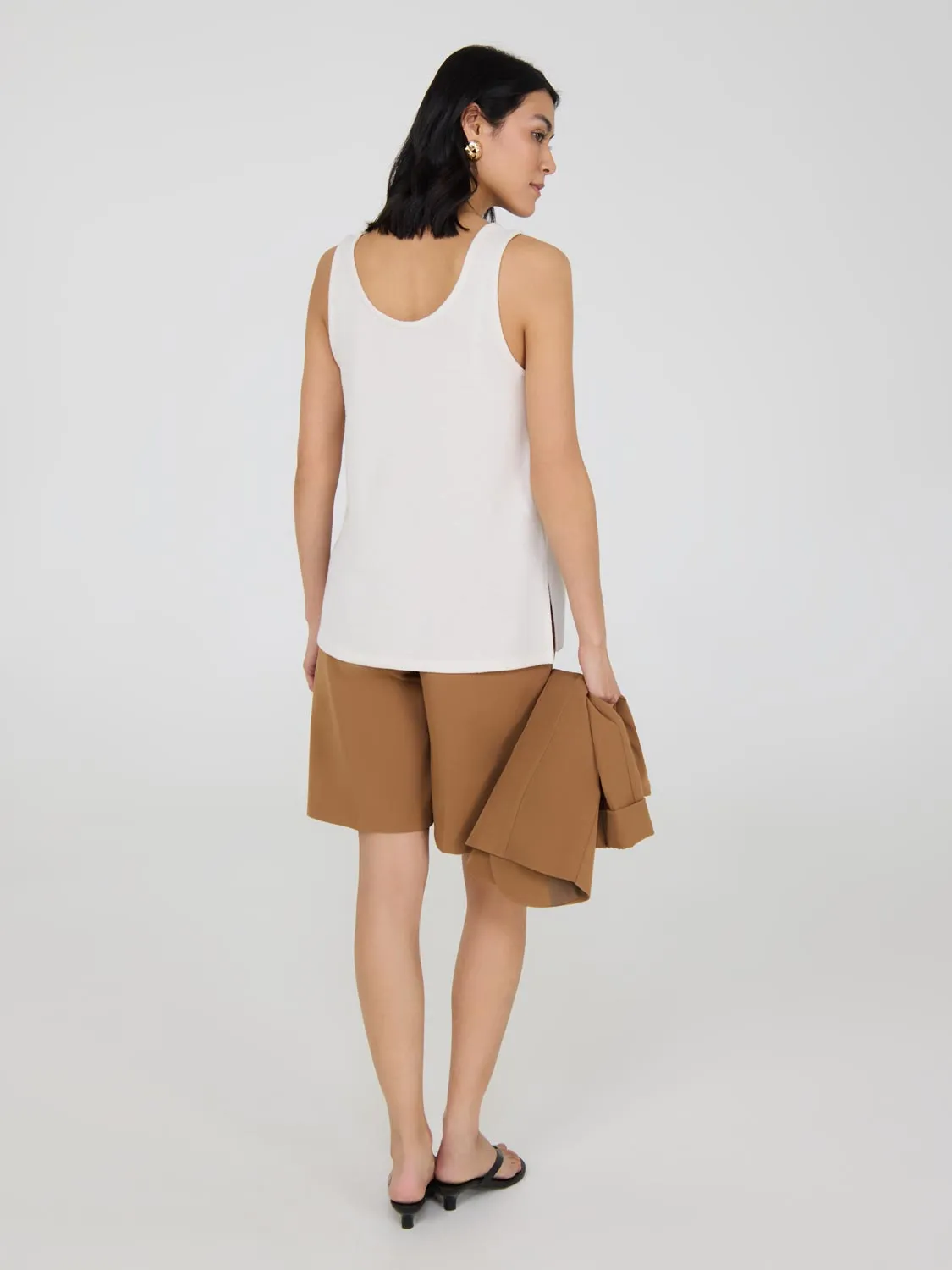 Loose Knit Sweater Tank Top Stay Bold