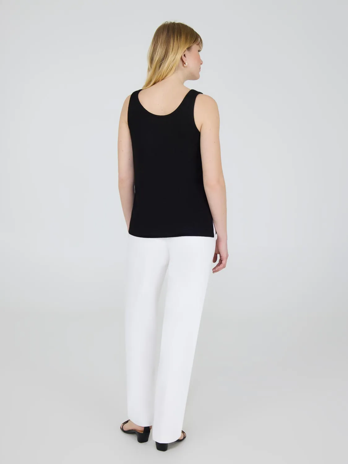 Loose Knit Sweater Tank Top Creative Soul