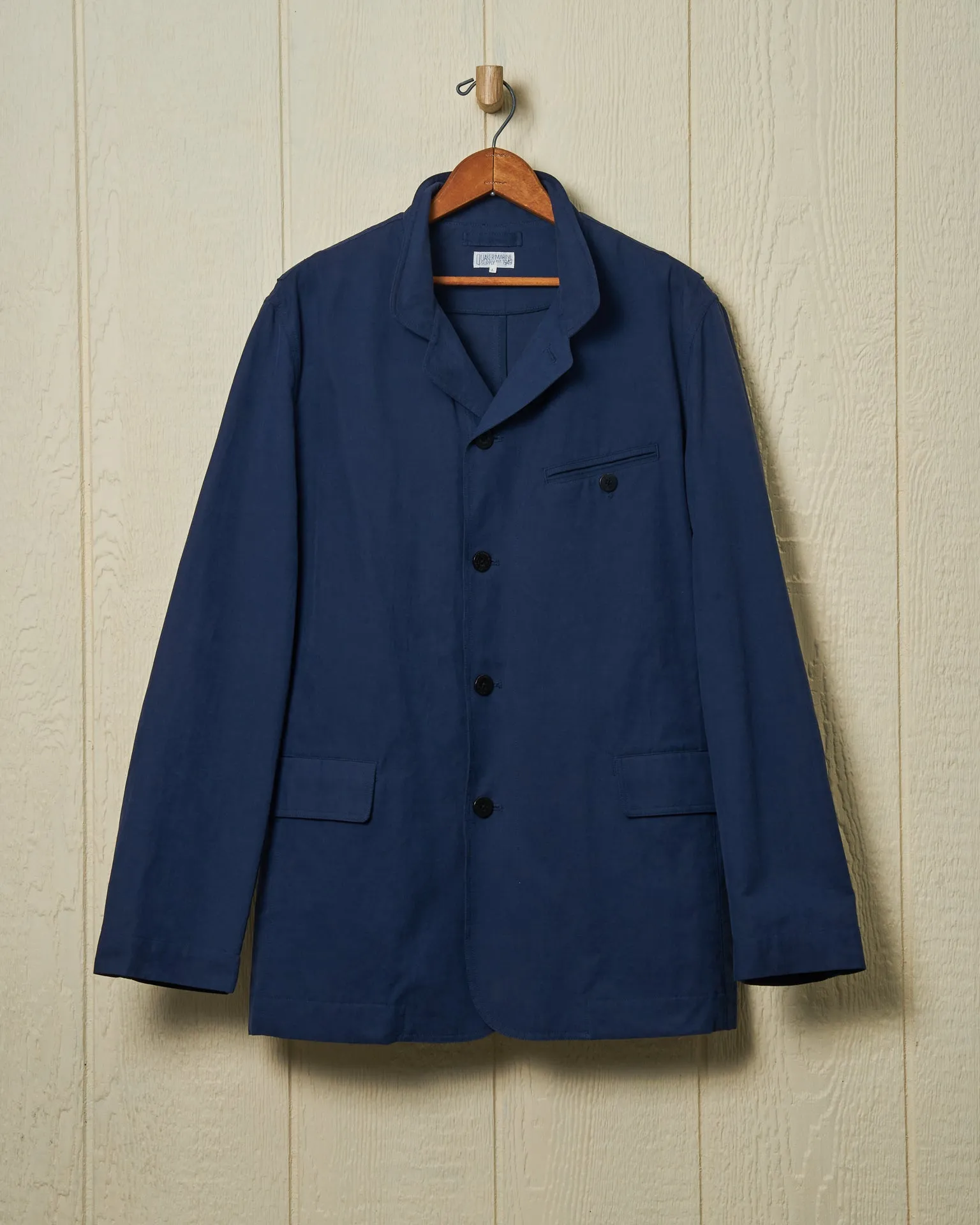 Lorimer Jacket in Navy rugged trail coat