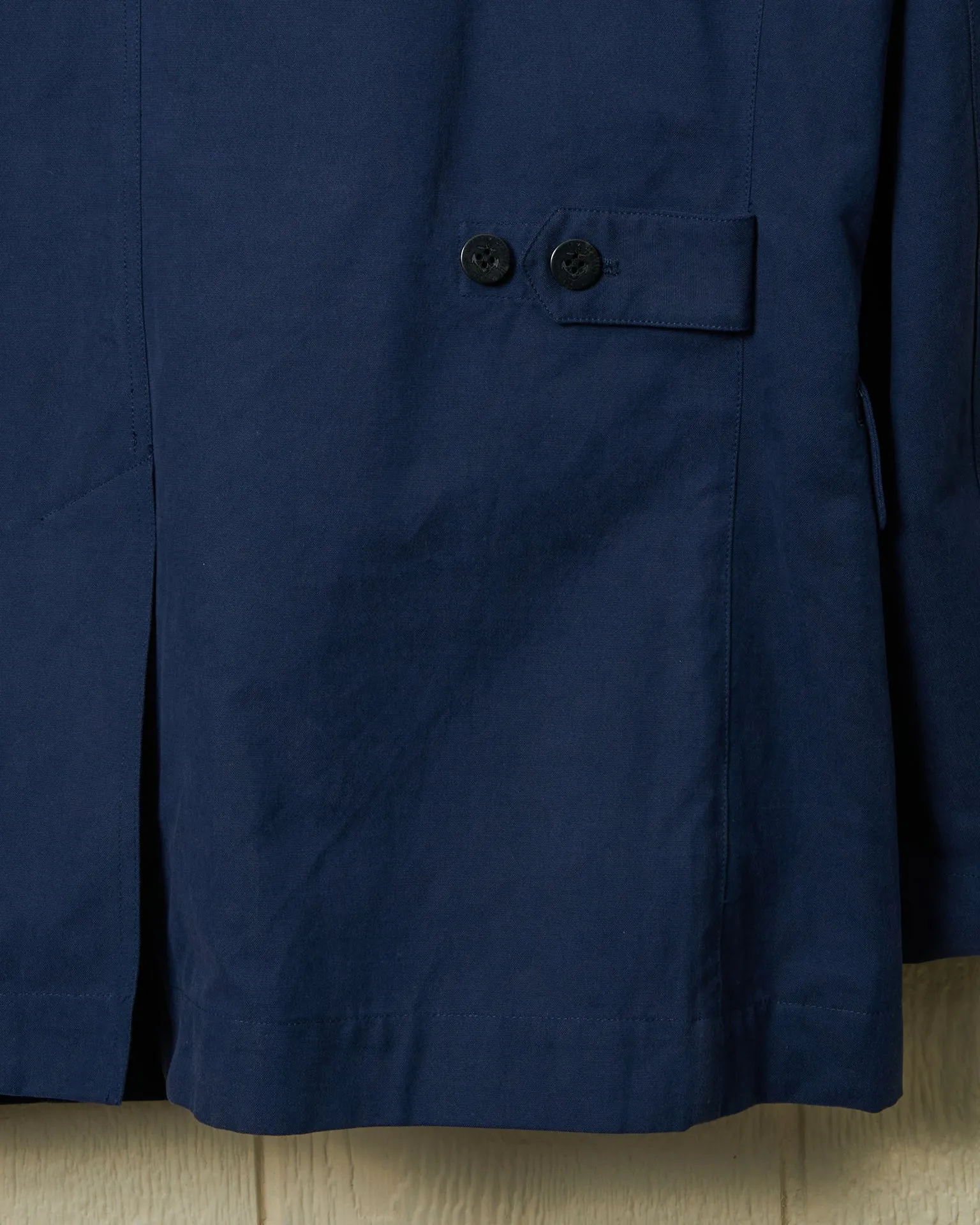 Lorimer Jacket in Navy preppy outerwear look