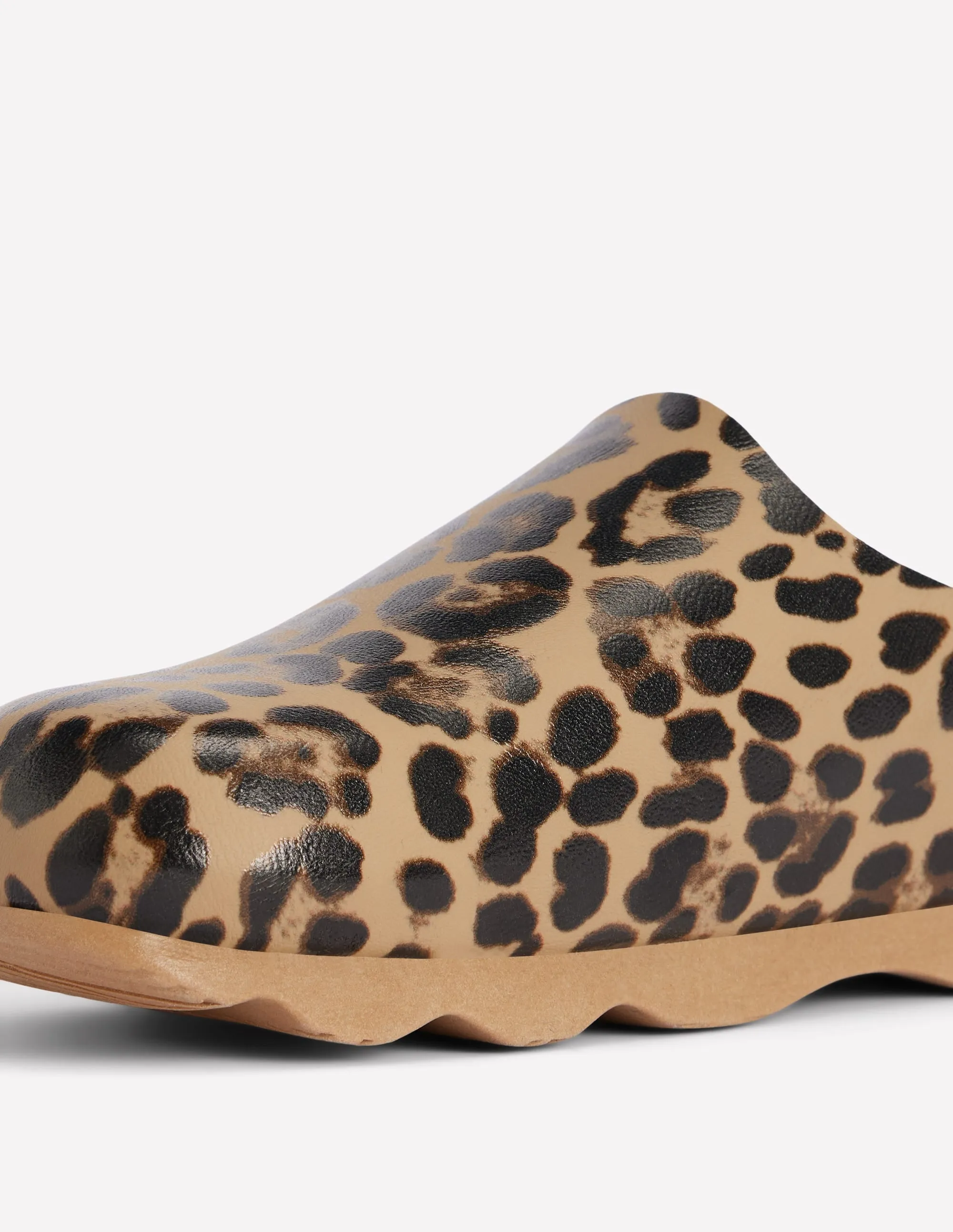 Lyla Colour Block Clogs-Leopard daily walk