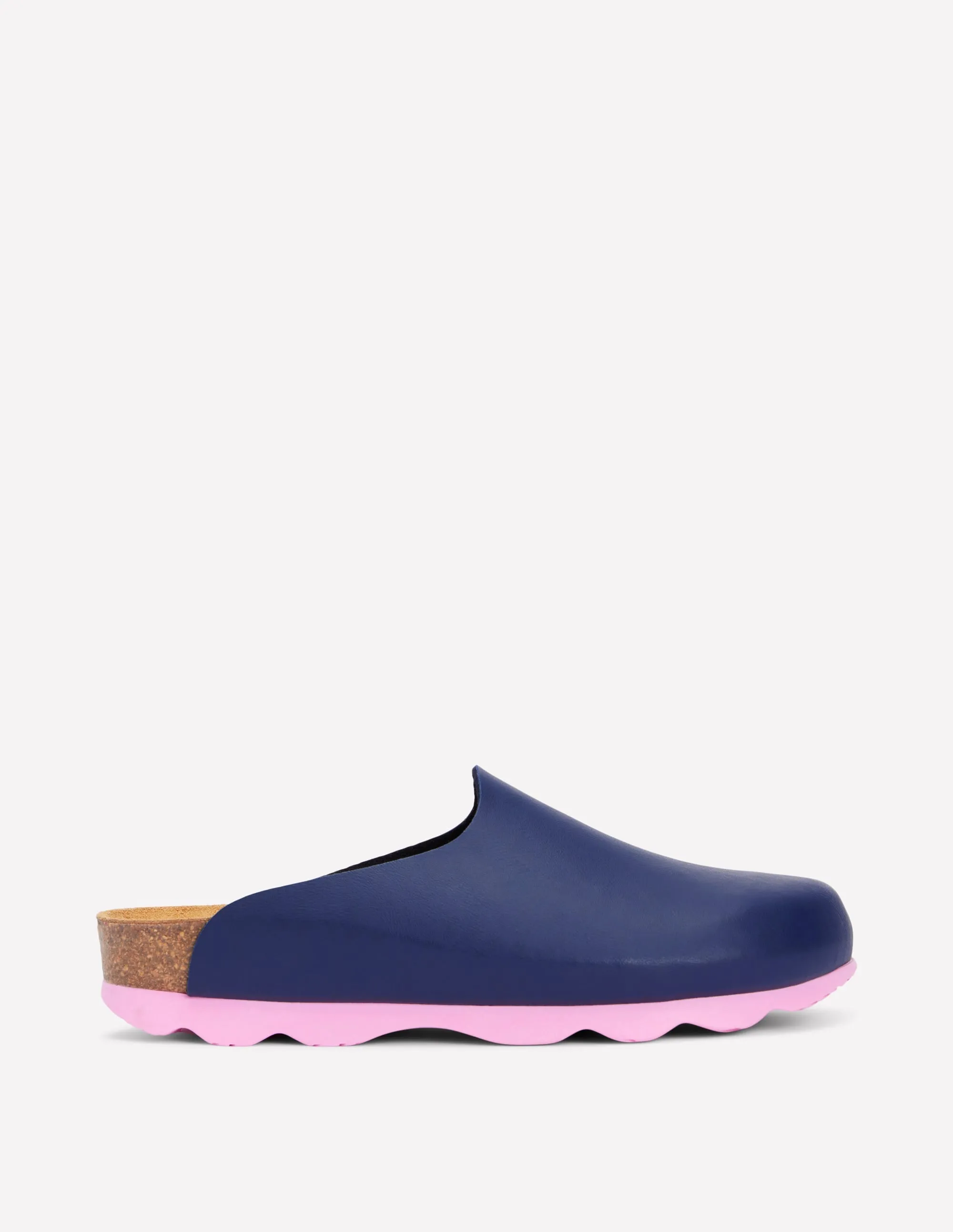 Lyla Colour Block Clogs-Navy/Soft Pink durable material