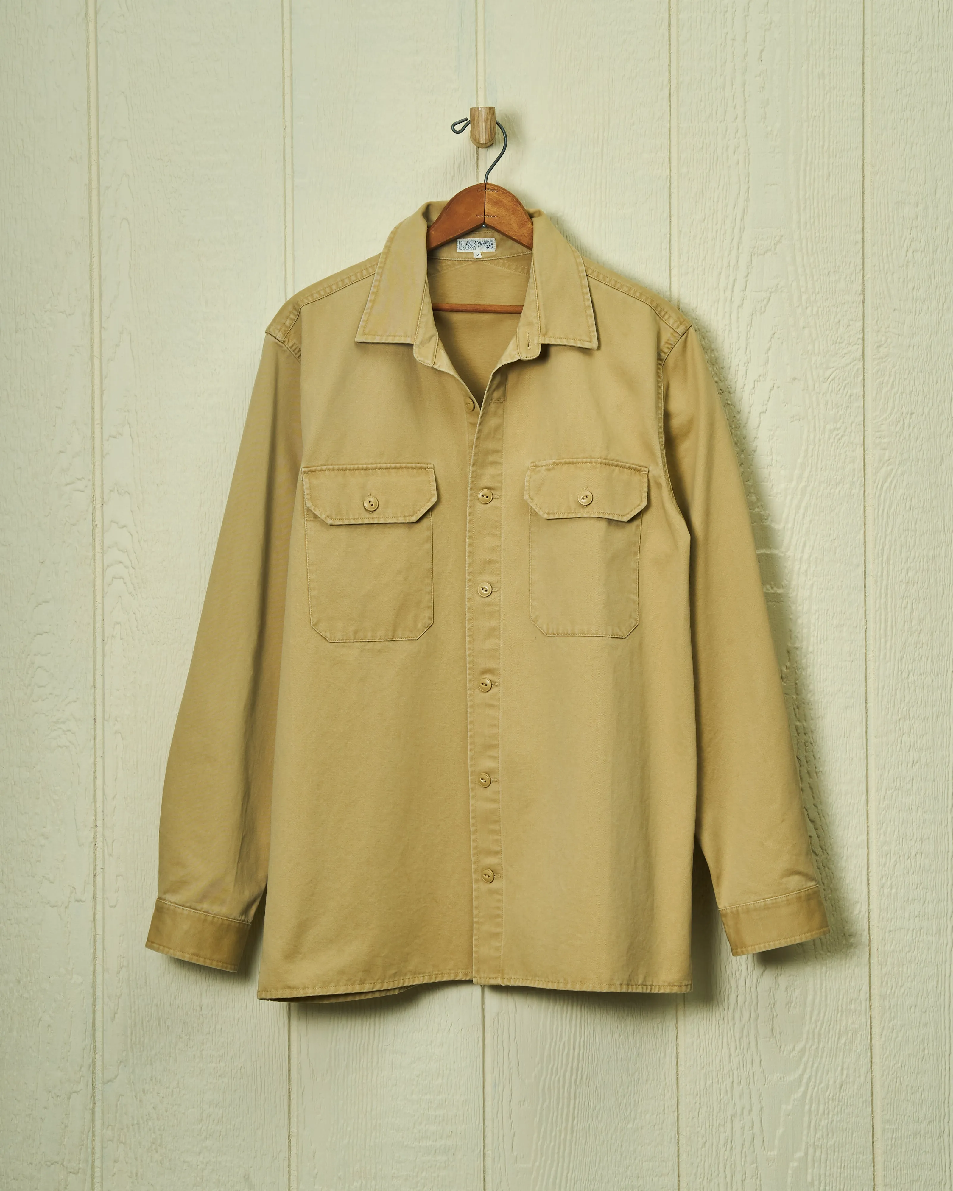 MacArthur Shirt in Khaki Twill Fast Wear