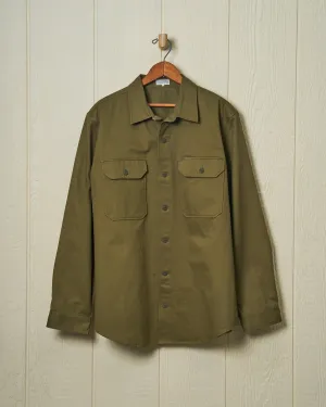MacArthur Shirt in Olive Twill Timeless Wear