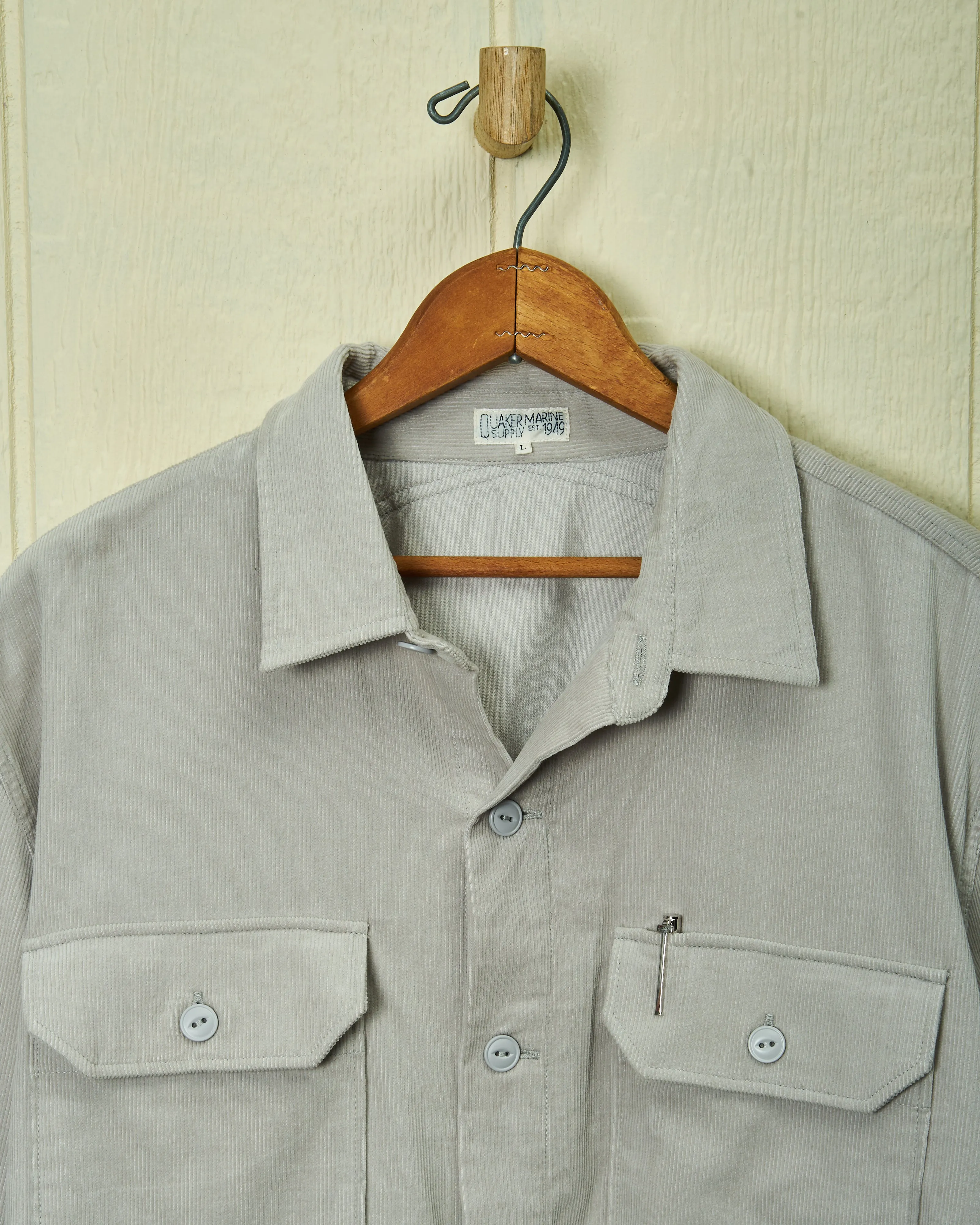MacArthur Shirt in Slate Corduroy Fit Classic