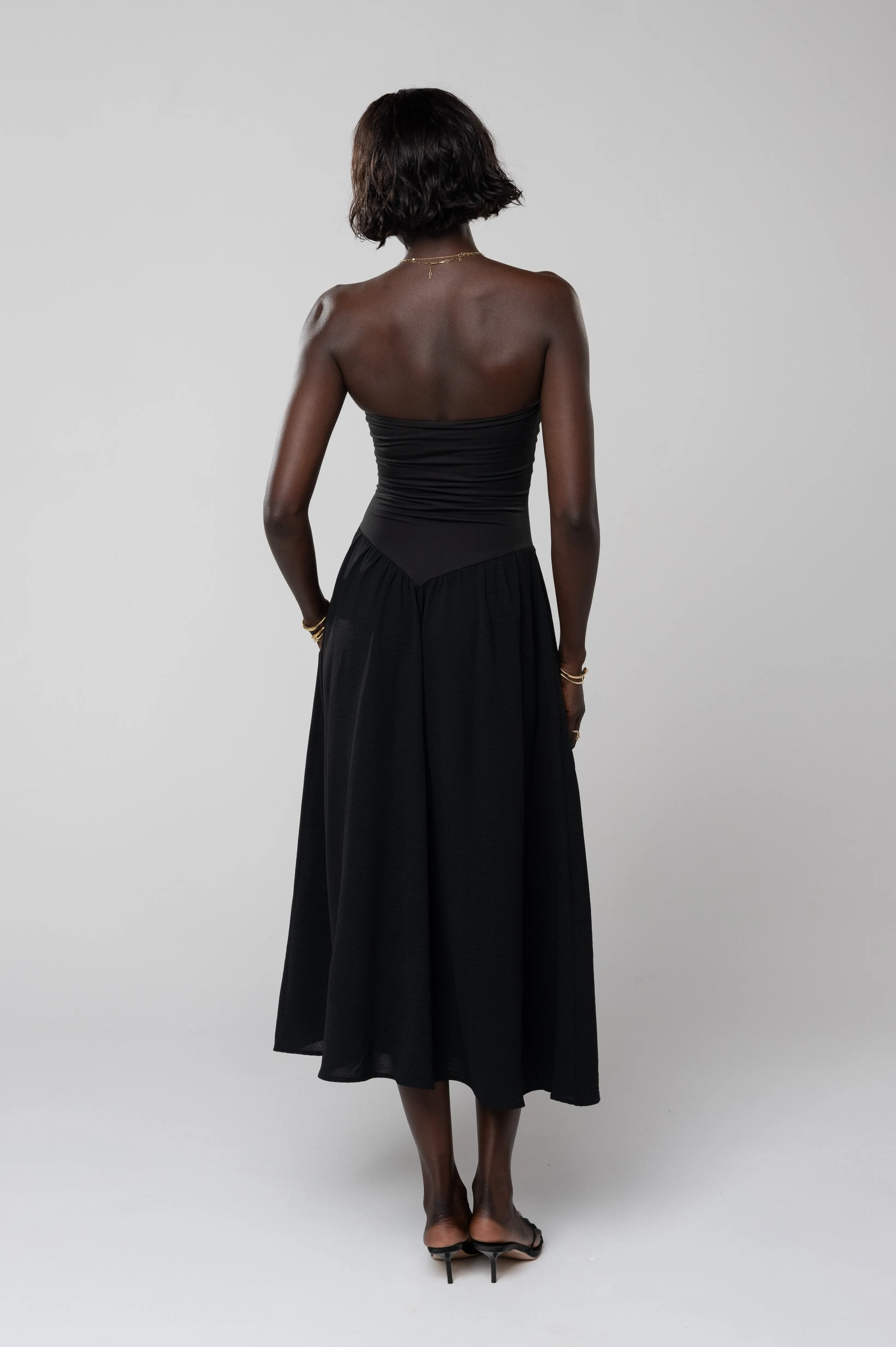 Mackenzie Dress in Black modern charm