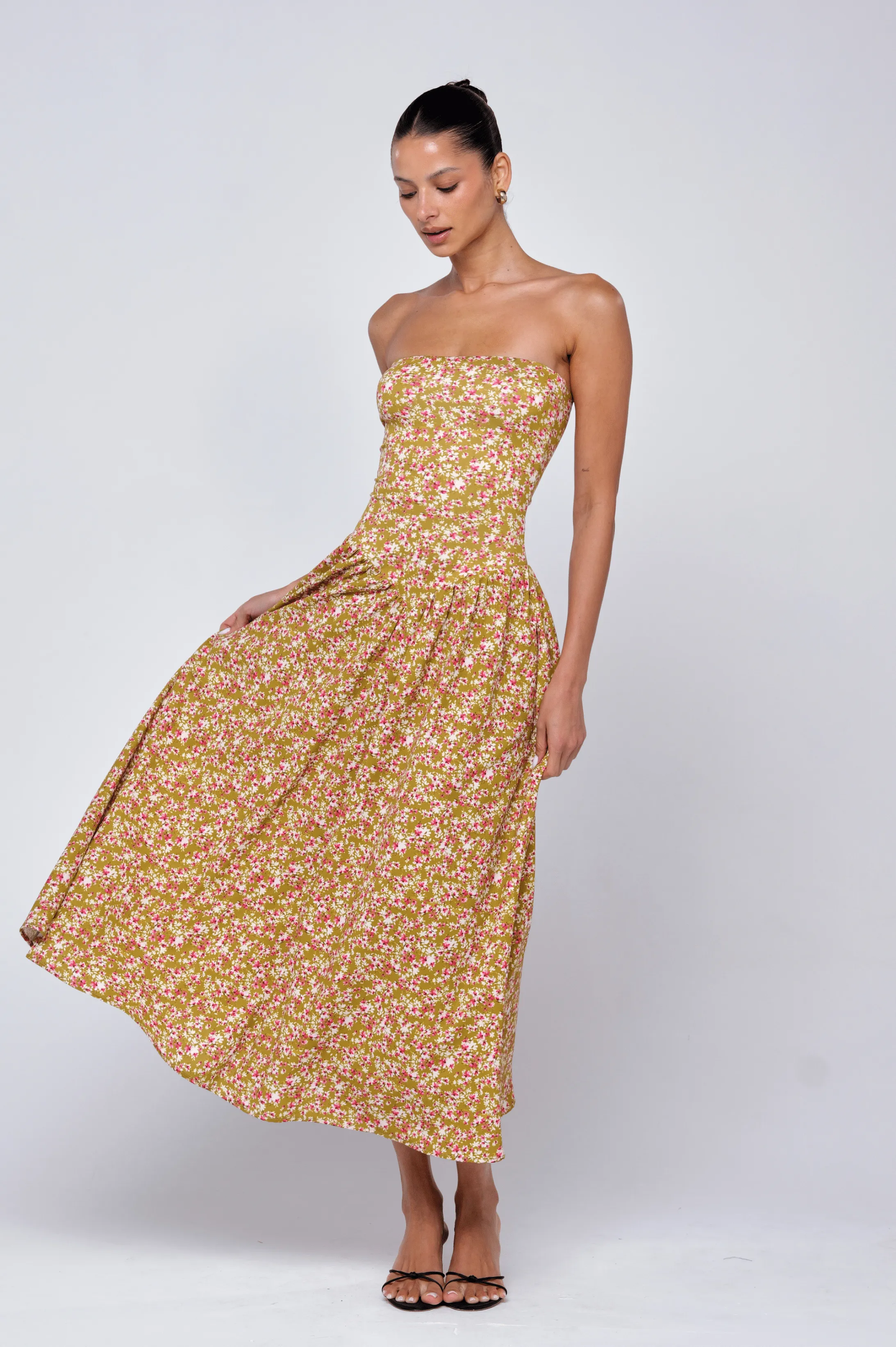Mackenzie Dress in Matcha classic charm