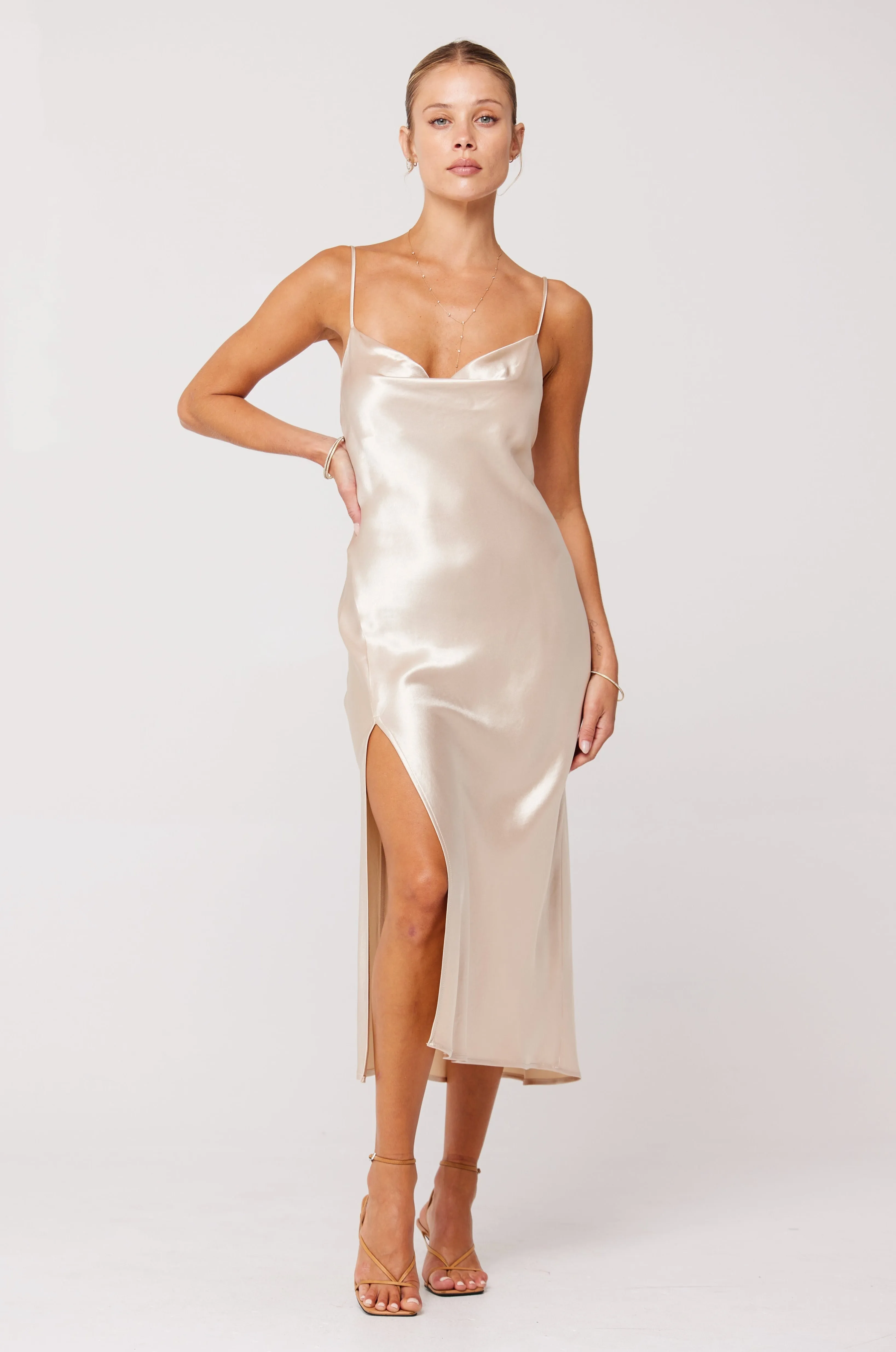 Madison Slip in Champagne agile elegant