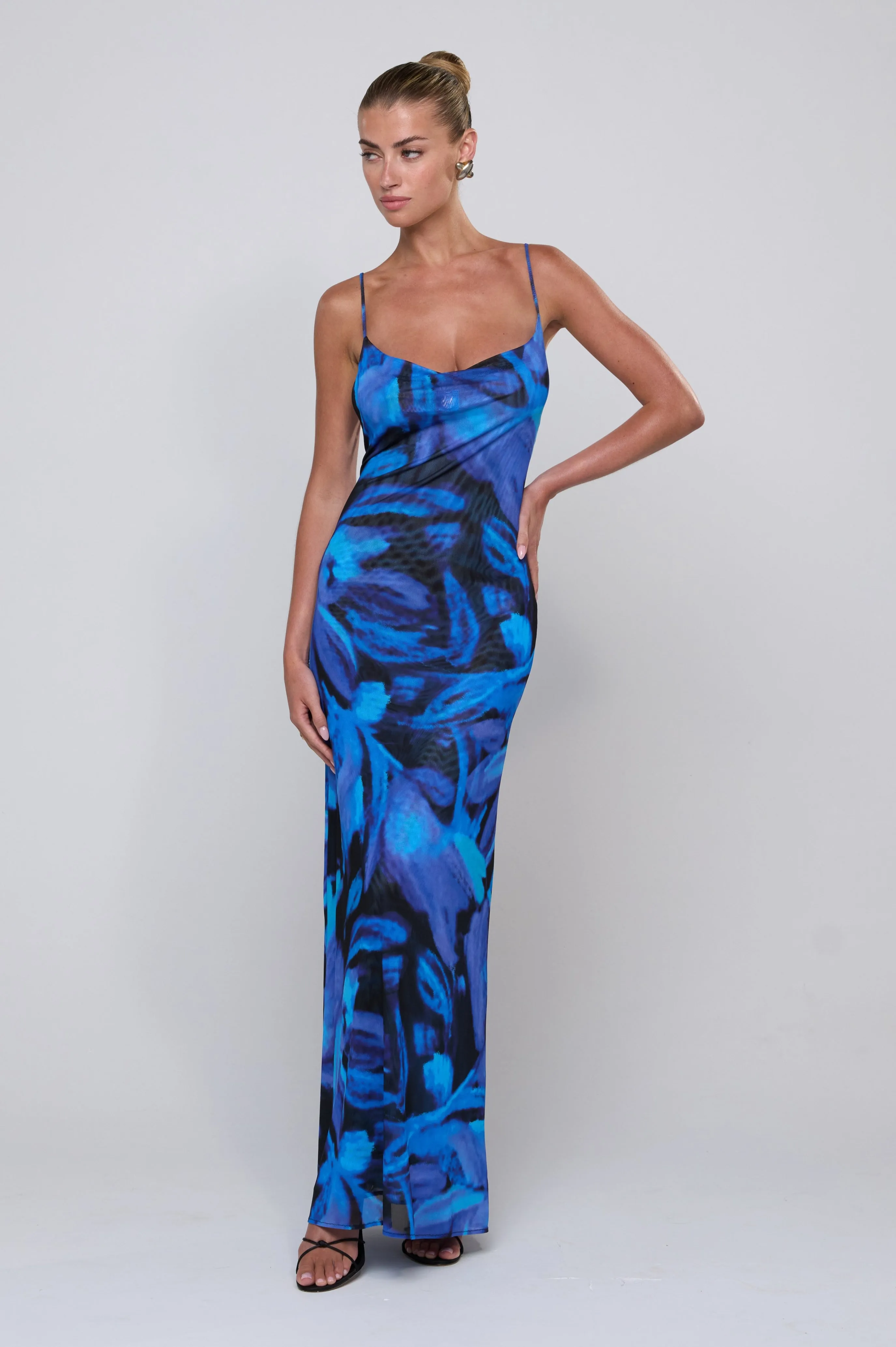 Margot Mesh Maxi in Lagoon nature inspired