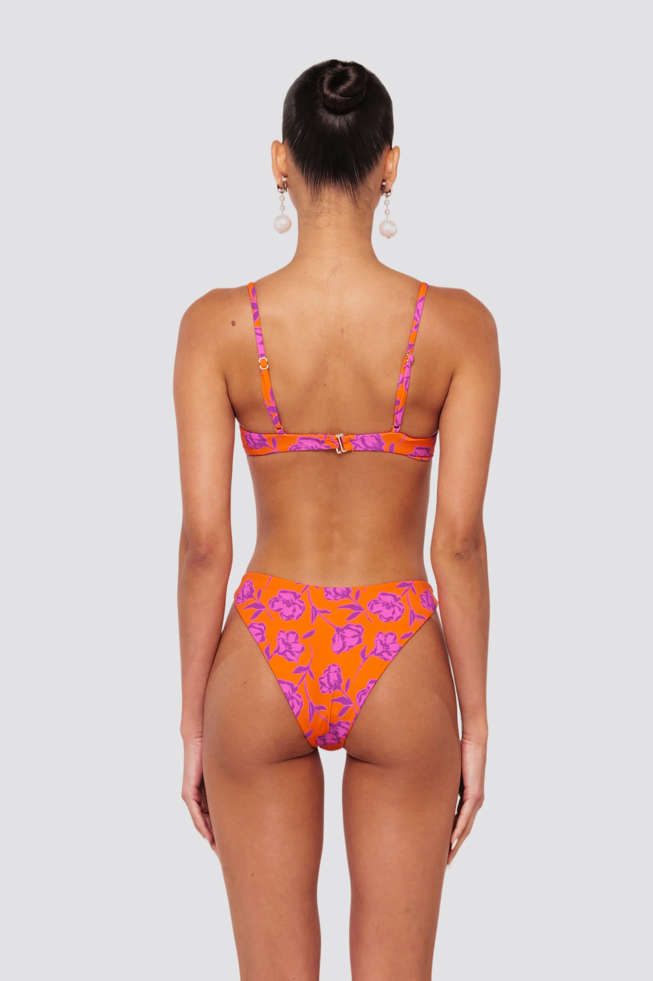 Matty Bikini Top in Mandarin summer must