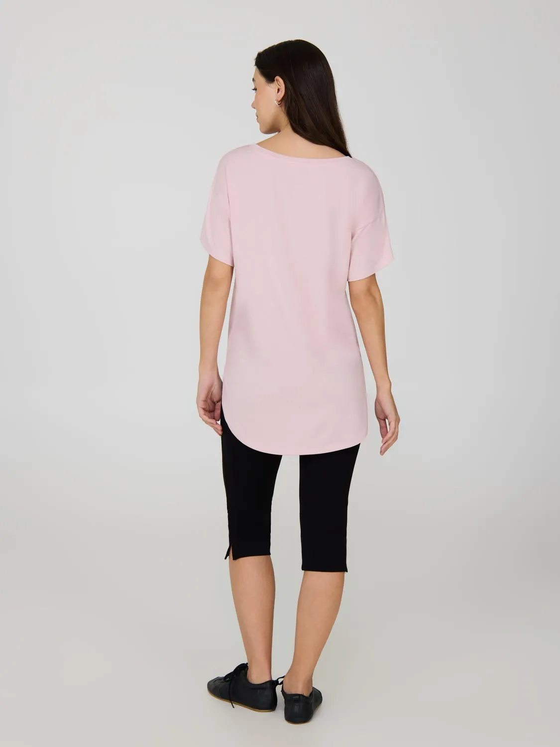 Melange Round Neck T-Shirt Everyday Cool