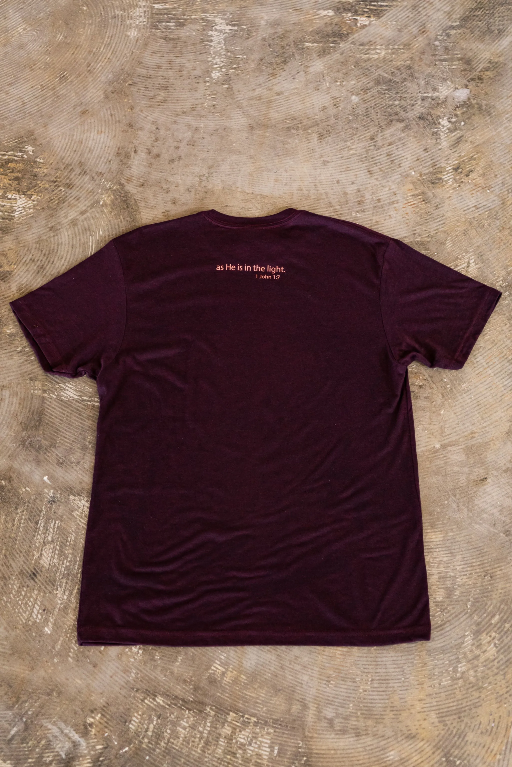 Mens/Unisex Walk in the Light T-Shirt Breath Soft