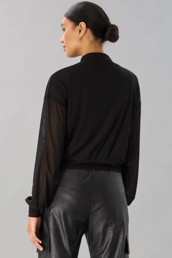 Mesh Bomber smart style shell