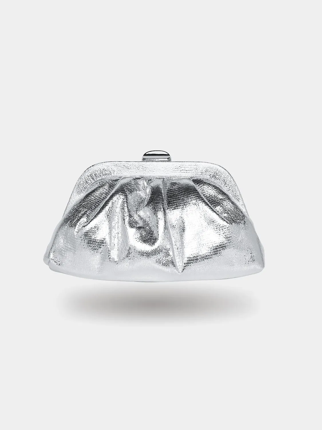 Metallic Pouch Clutch multiple choice