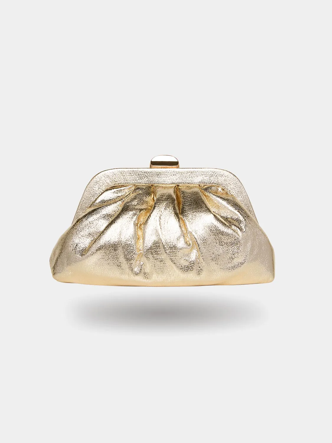Metallic Pouch Clutch trendy fashion