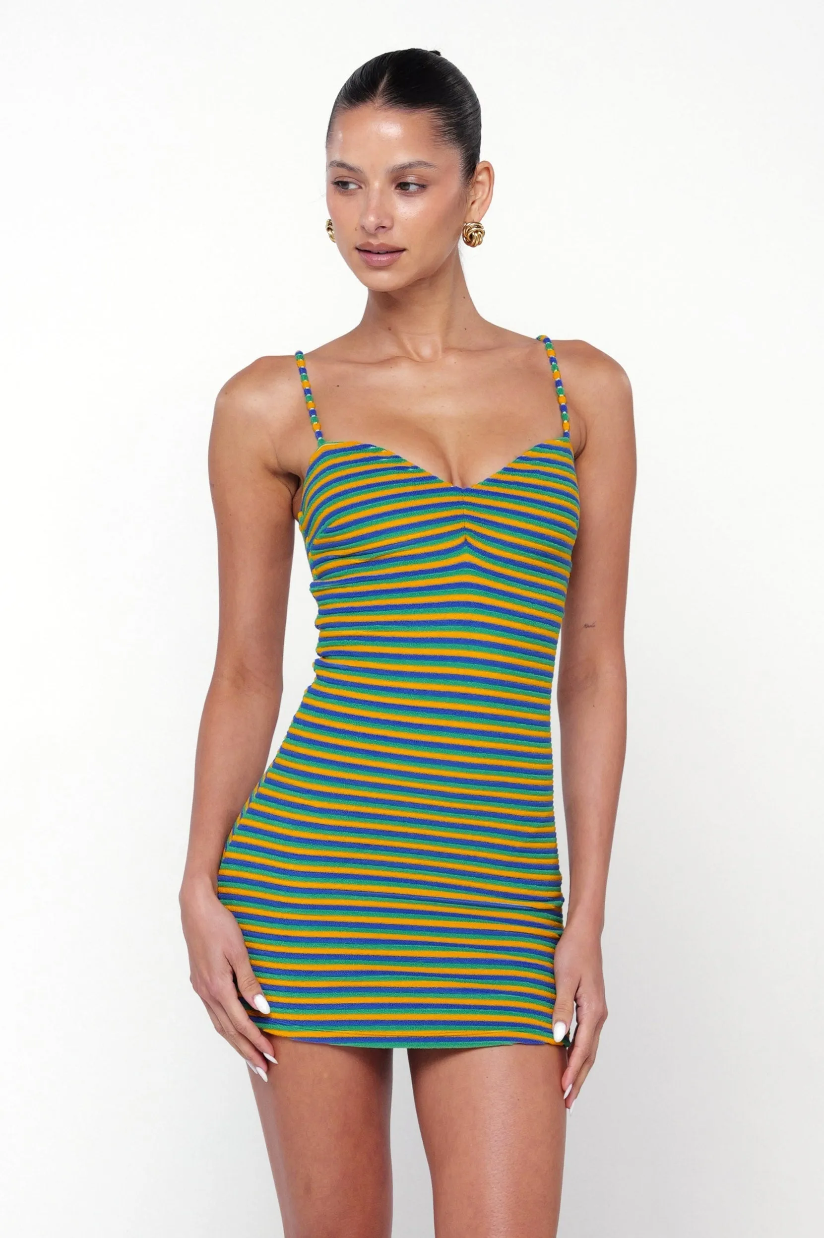 Micro Mini Dress in Rio soft texture