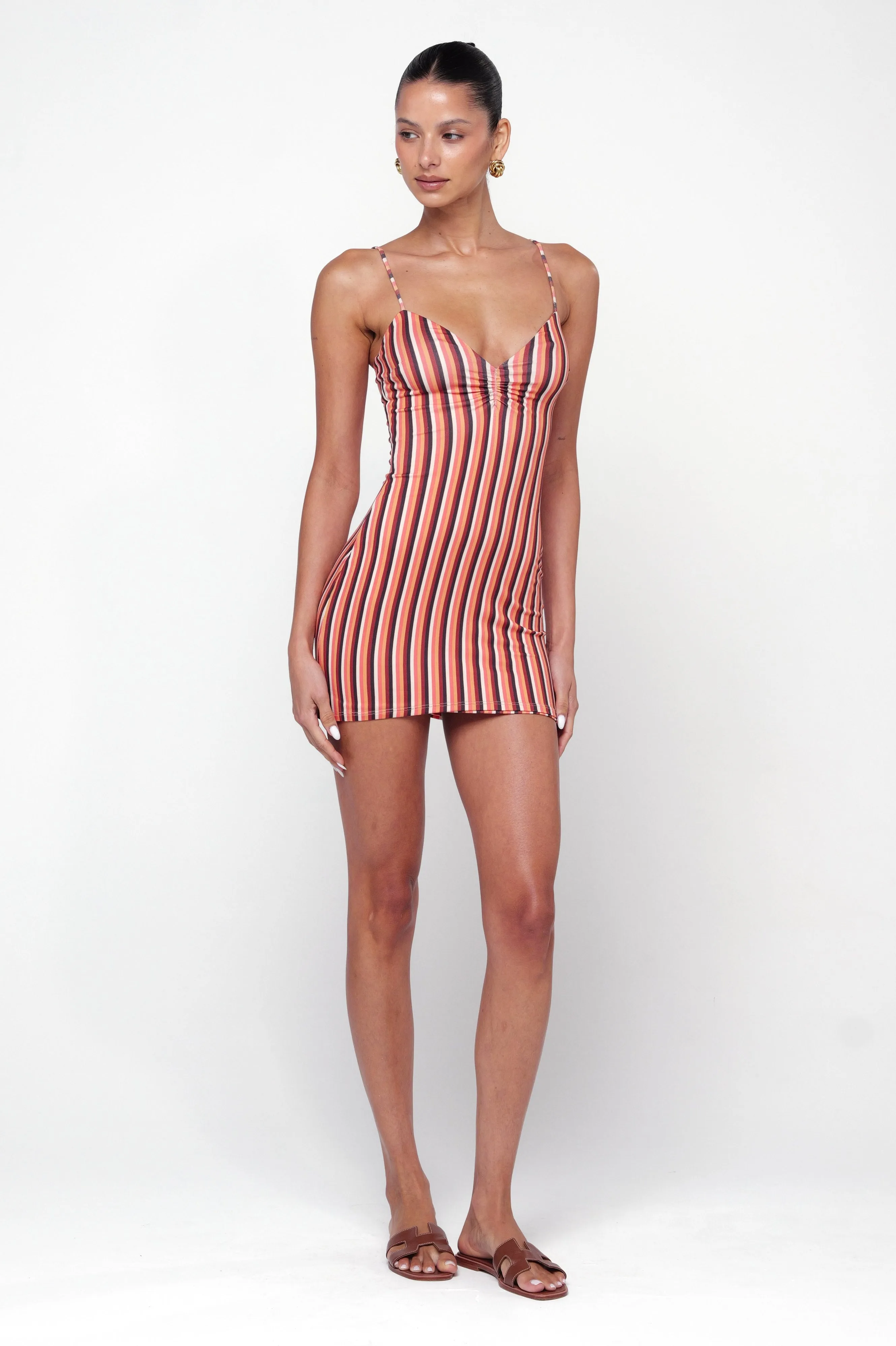 Micro Mini Dress in Studio 54 color mix