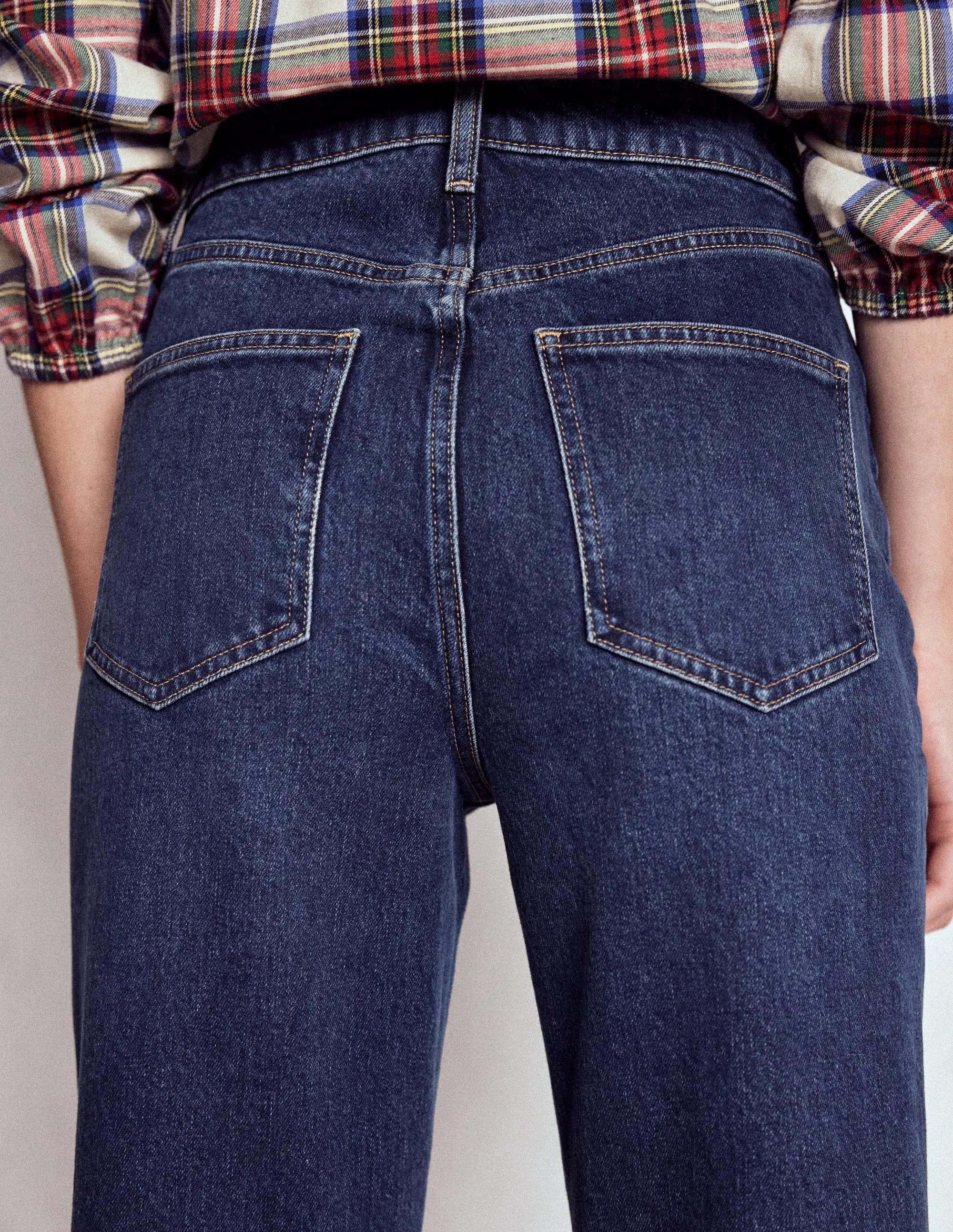 Mid Rise Comfort Stretch Jeans-Dark Vintage modern design