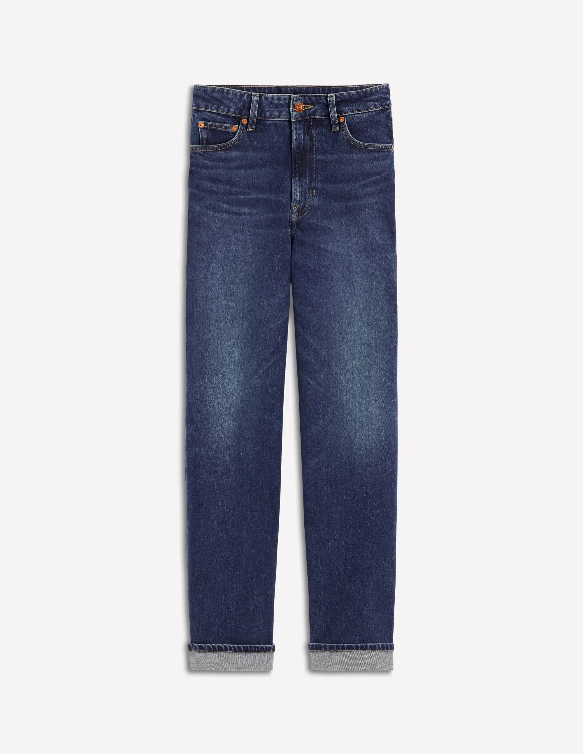 Mid Rise Comfort Stretch Jeans-Dark Vintage casual Fridays